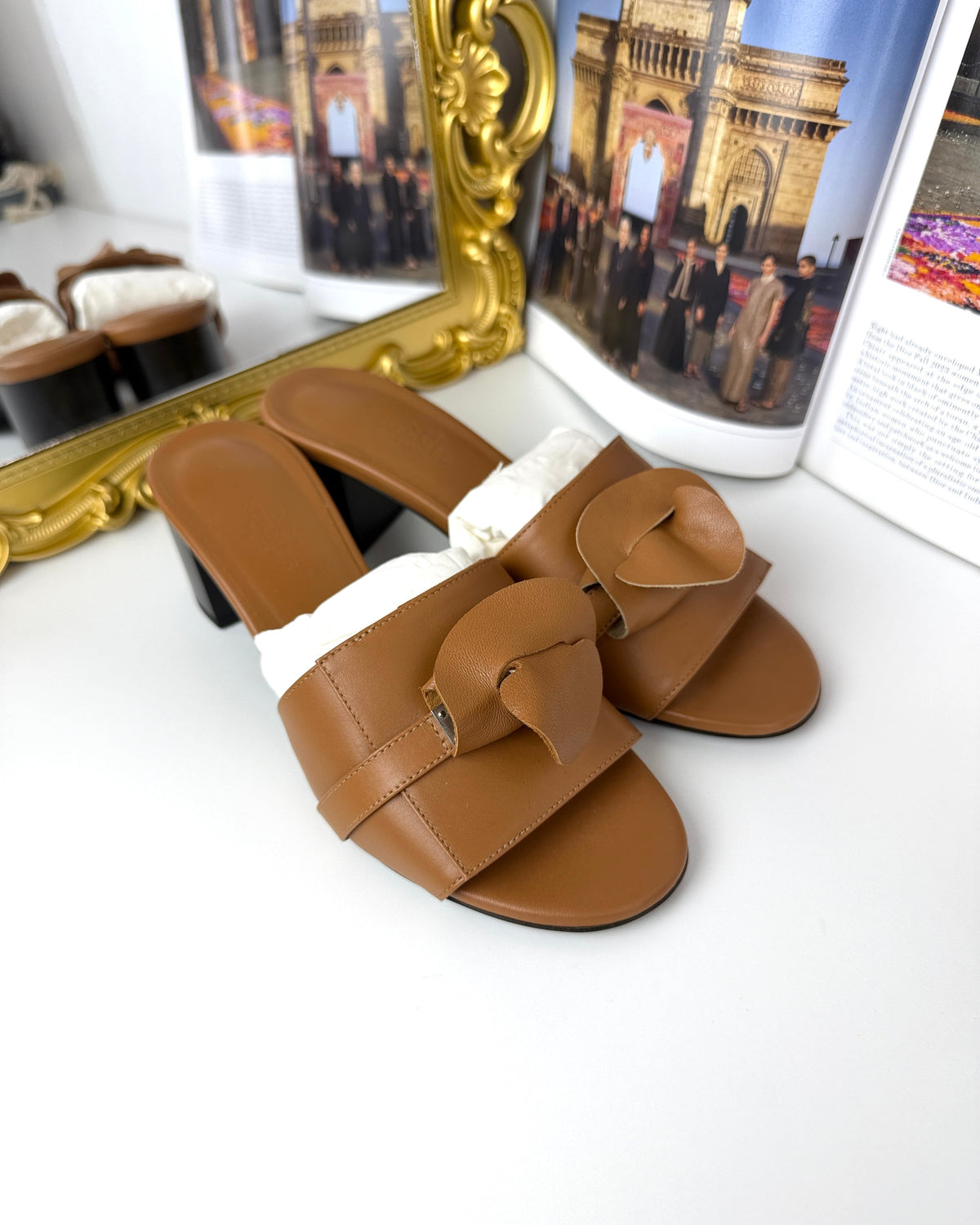 Hermès Giulia 50 Sandal - Natural - View 3