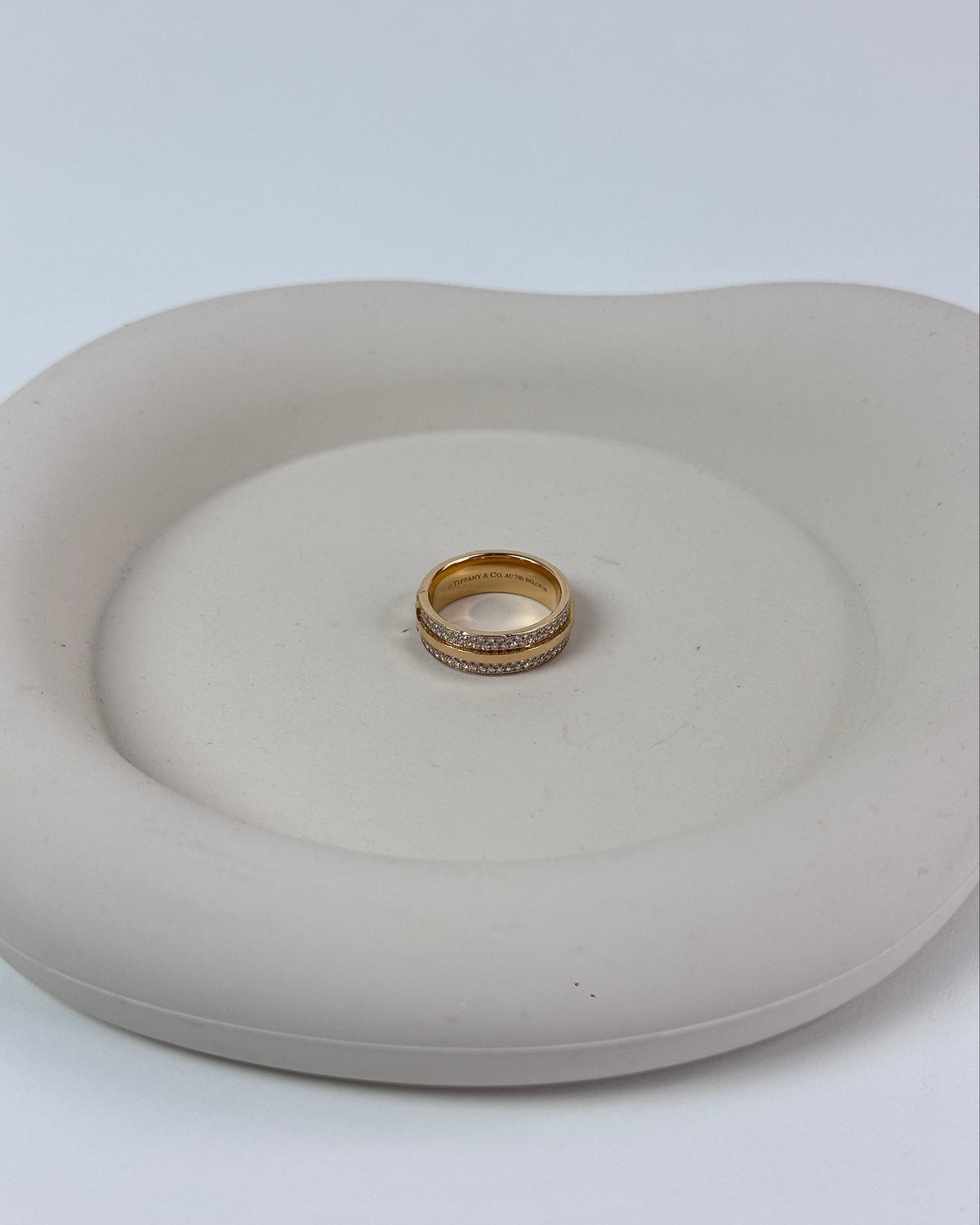 Tiffany & Co. T Diamond Band Ring - Yellow Gold - View 3