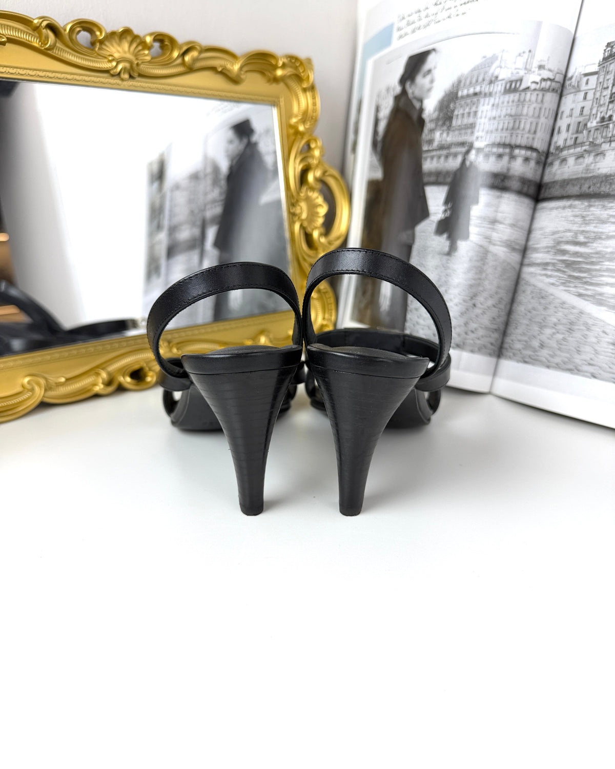 Hermès Glamour 95 Sandal - Noir - View 4