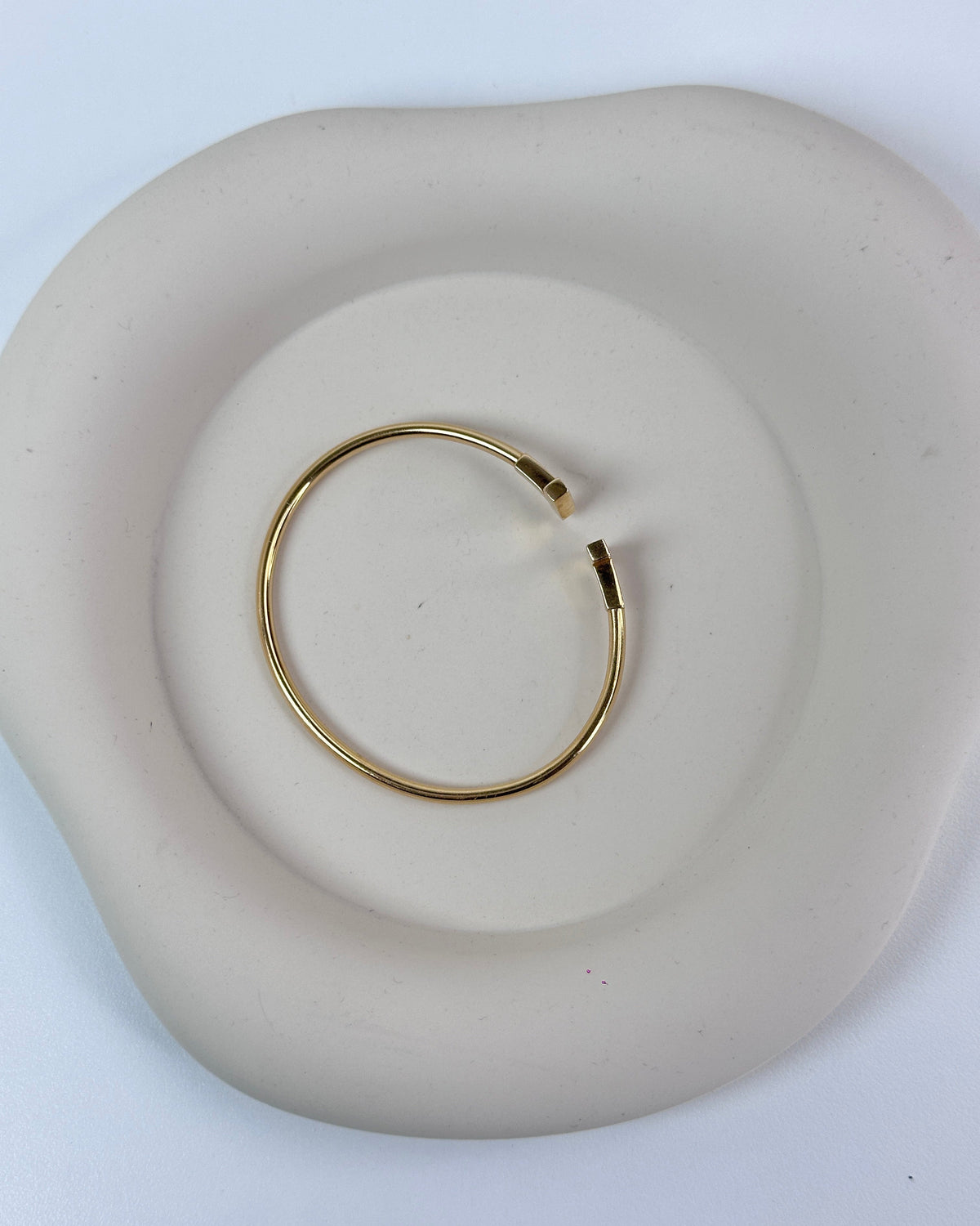 Tiffany & Co. T Wire Bracelet with Diamonds - Yellow Gold - View 3