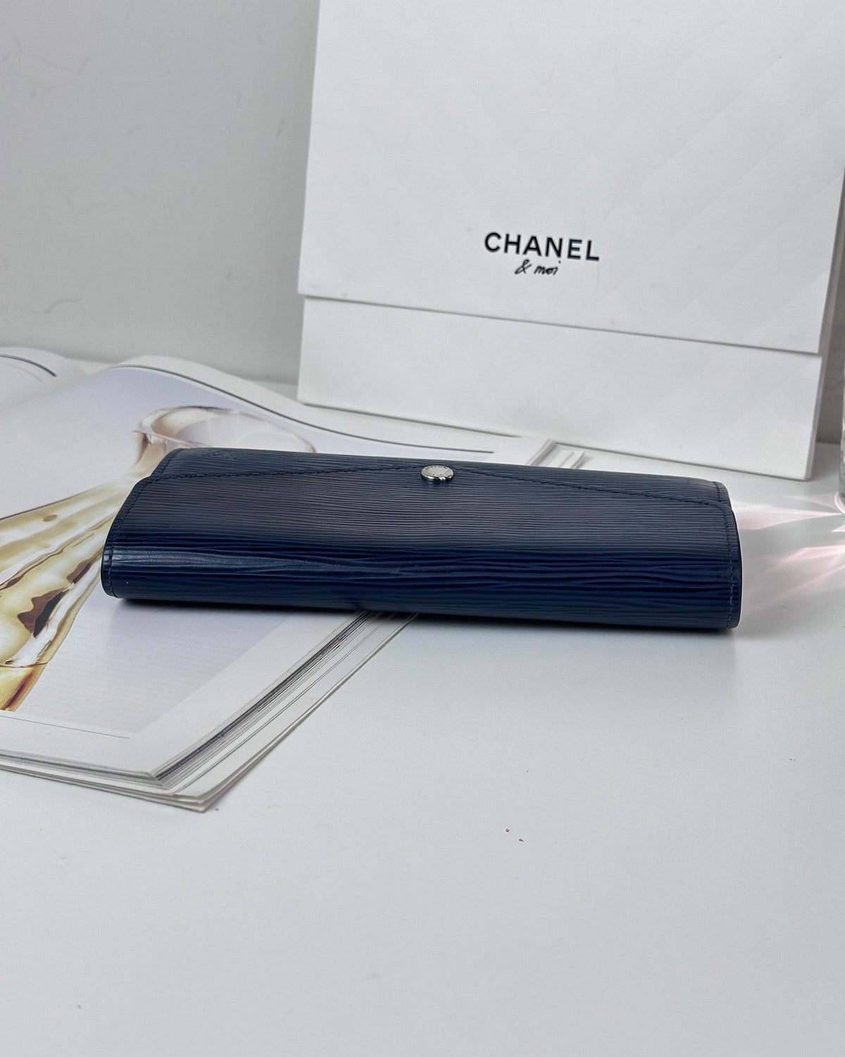 Louis Vuitton Sarah Wallet - Indigo Blue - View 6