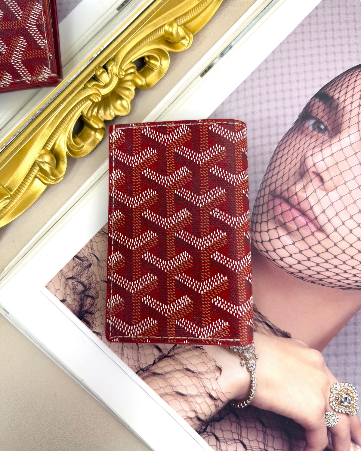 Goyard Saint Pierre Card Holder - Red - View 2