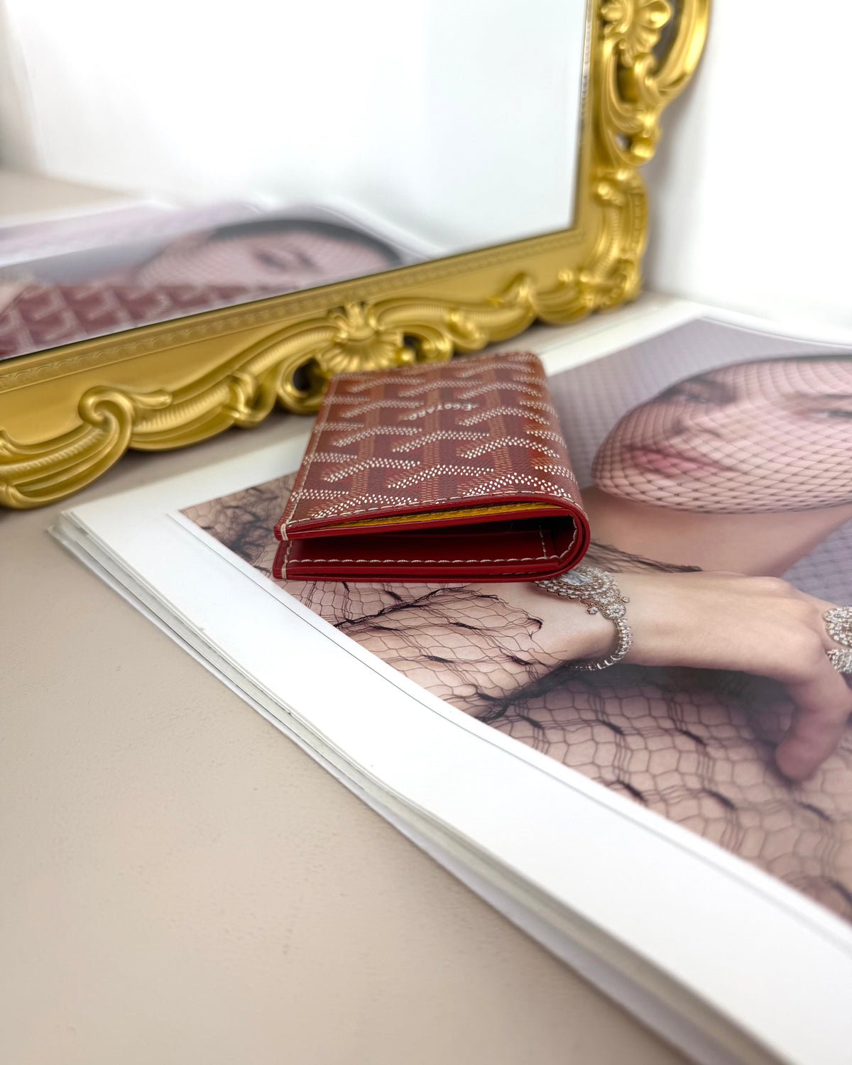 Goyard Saint Pierre Card Holder - Red - View 3