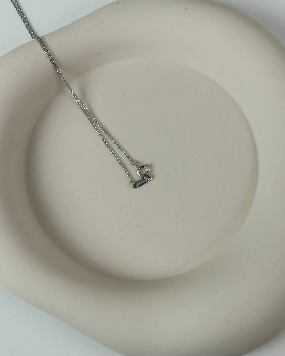 Tiffany & Co. Platinum and Diamond Cross Pendant Necklace - Silver - View 3