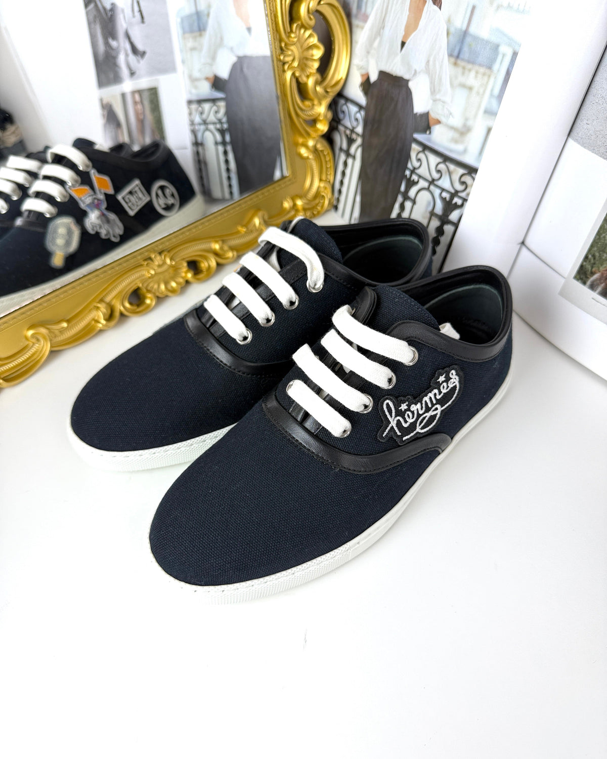 Hermès Innocent Sneaker - Black - View 3