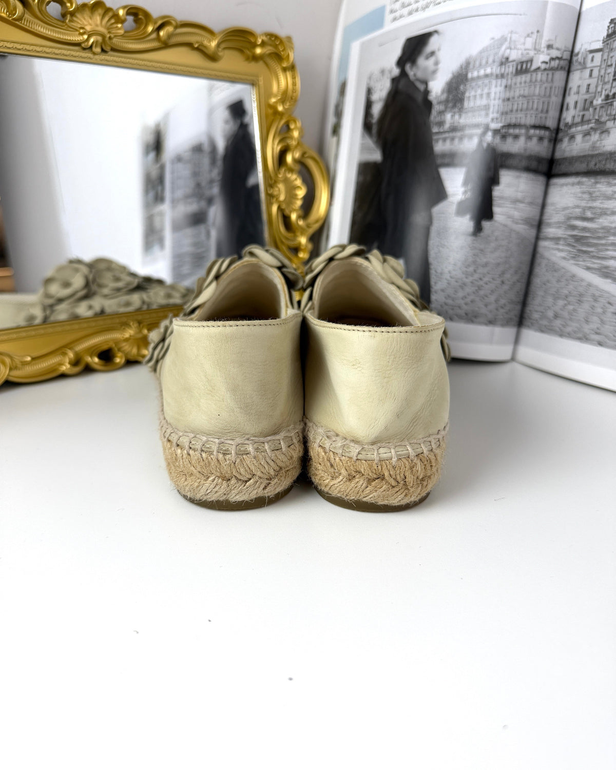 Chanel Camellia Espadrilles - Beige/ Taupe/ Nude - View 4