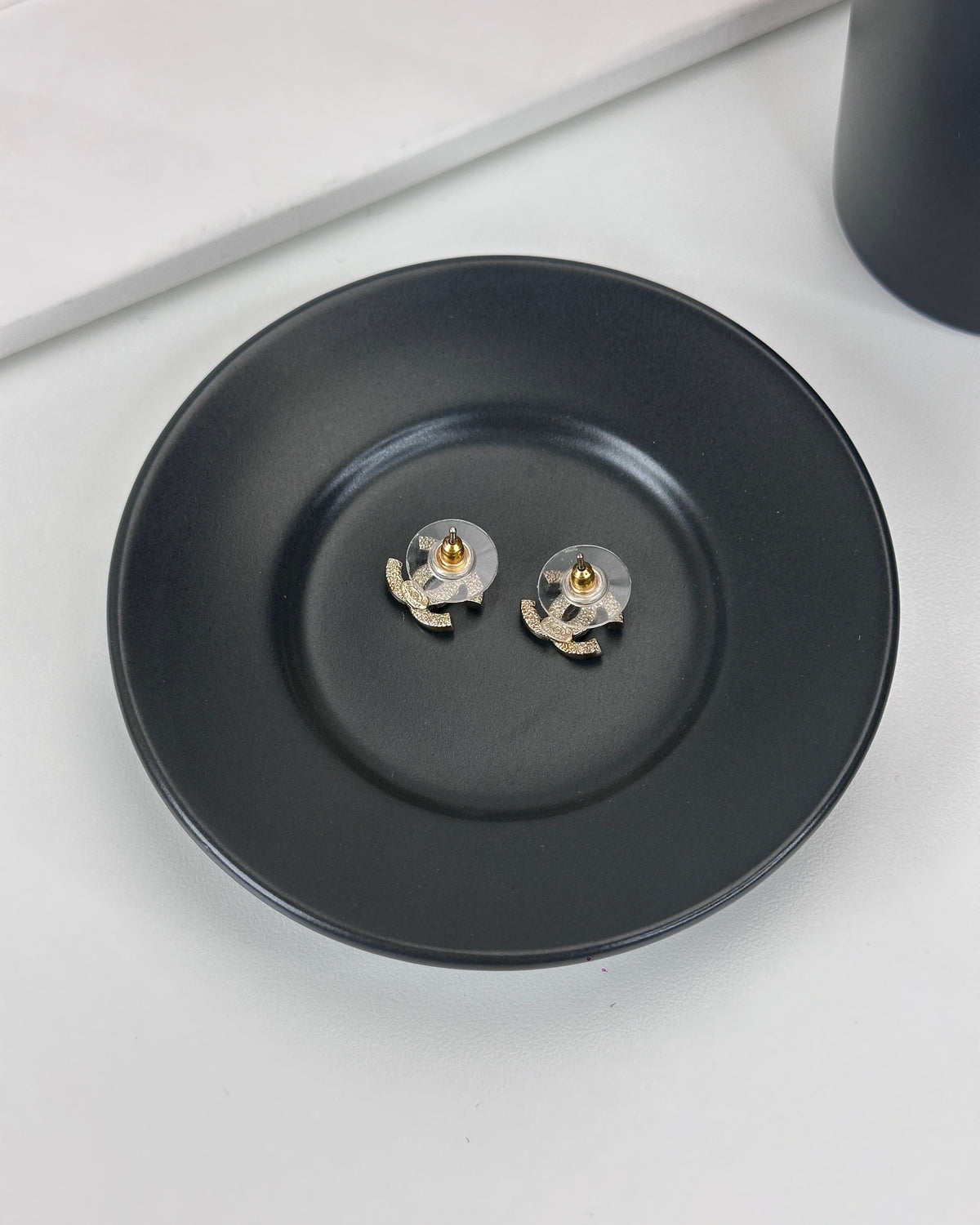Chanel CC Logo Earrings - Silver-Tone - View 2