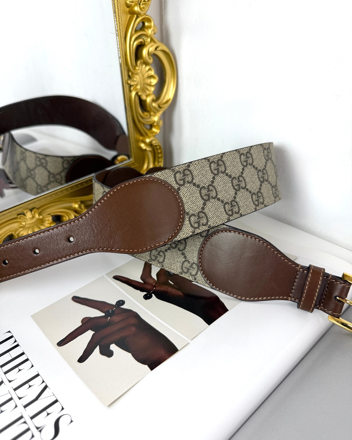 Gucci Leather Belt with Horsebit - View 3