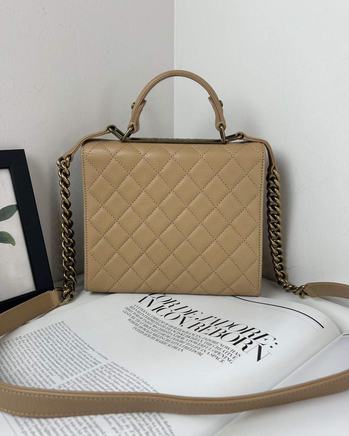 Chanel Rita Flap Bag - Beige/ Light Brown - View 2