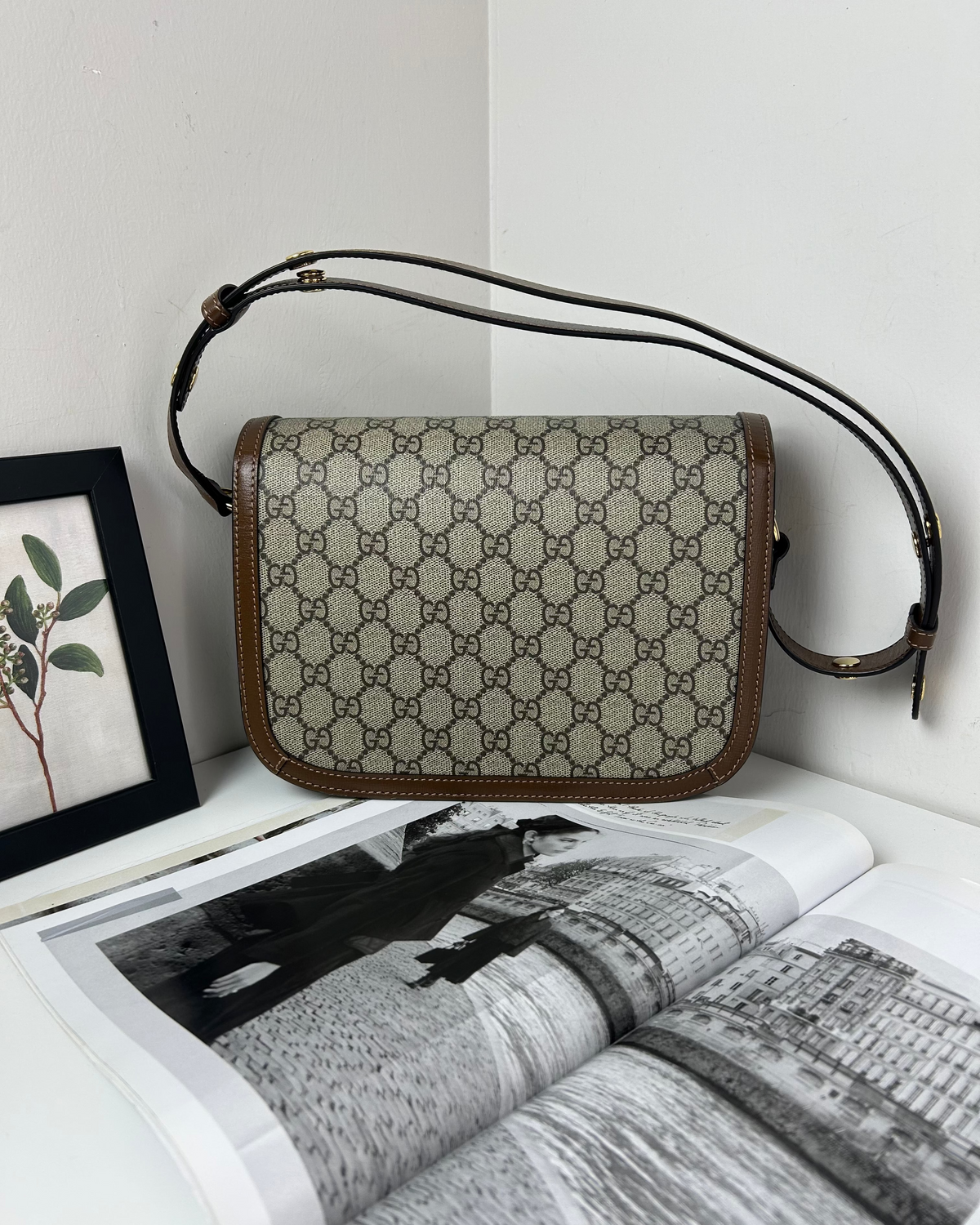 Gucci 1955 Horsebit Bag - Beige/ Brown - View 2