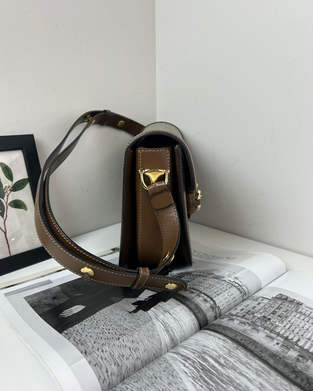 Gucci 1955 Horsebit Bag - Beige/ Brown - View 3