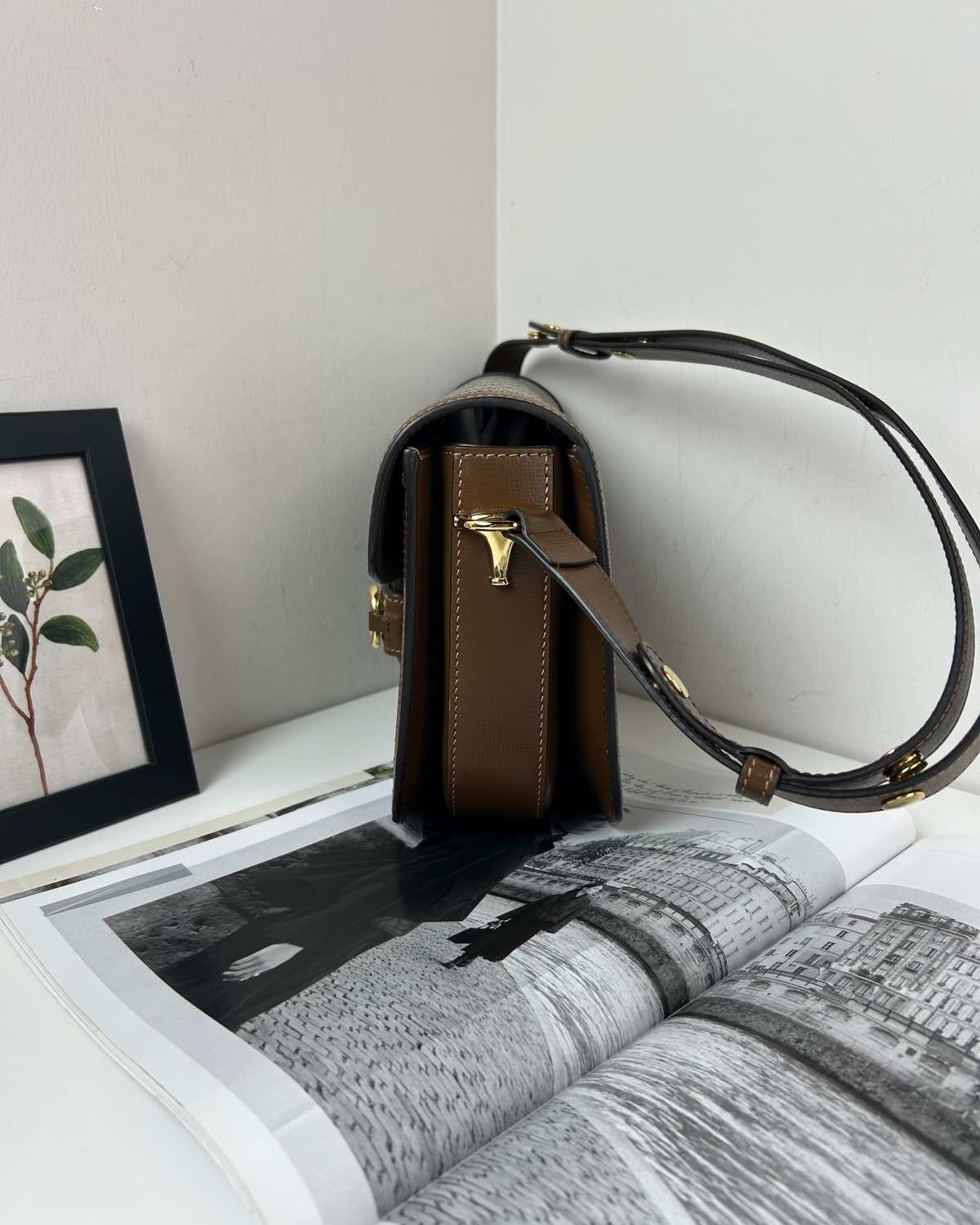 Gucci 1955 Horsebit Bag - Beige/ Brown - View 4