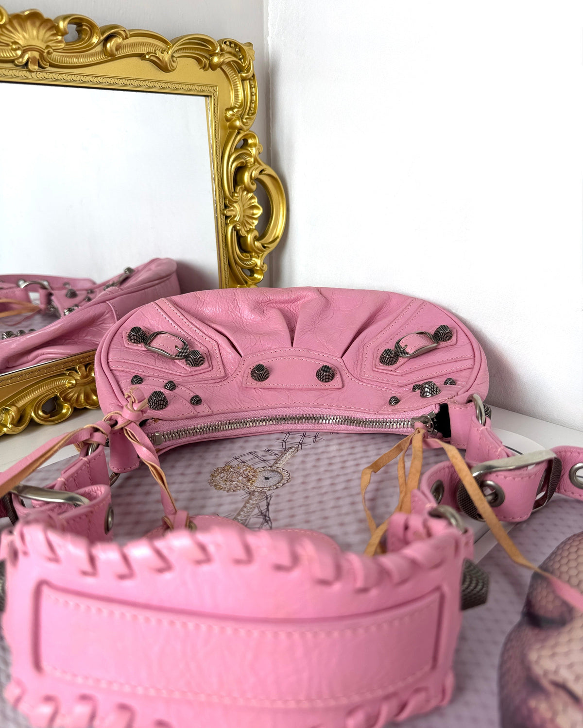 Balenciaga Le Cagole XS Shoulder Bag - Light Pink - View 6