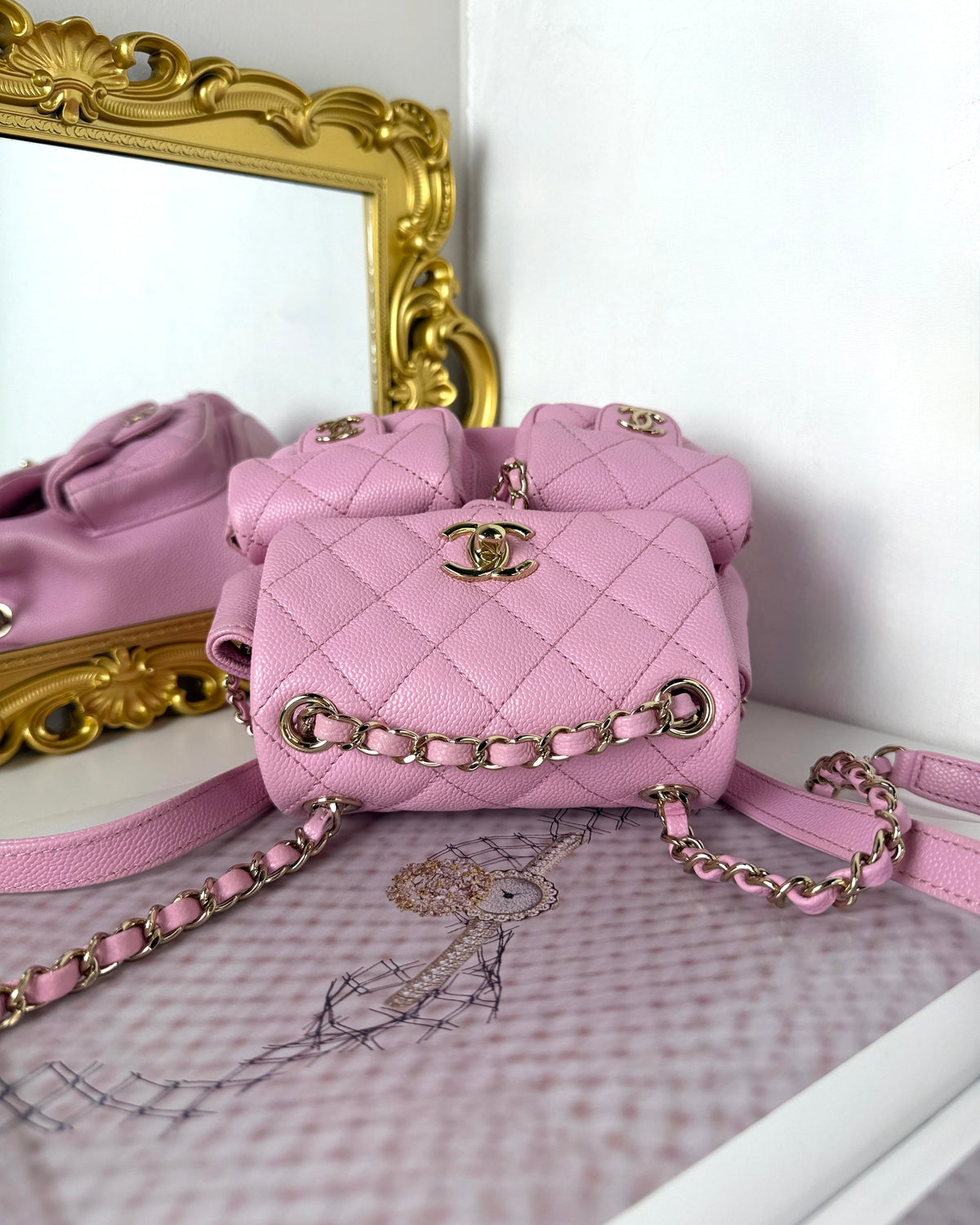 Chanel Small Duma Backpack 23p - Sakura Pink - View 6