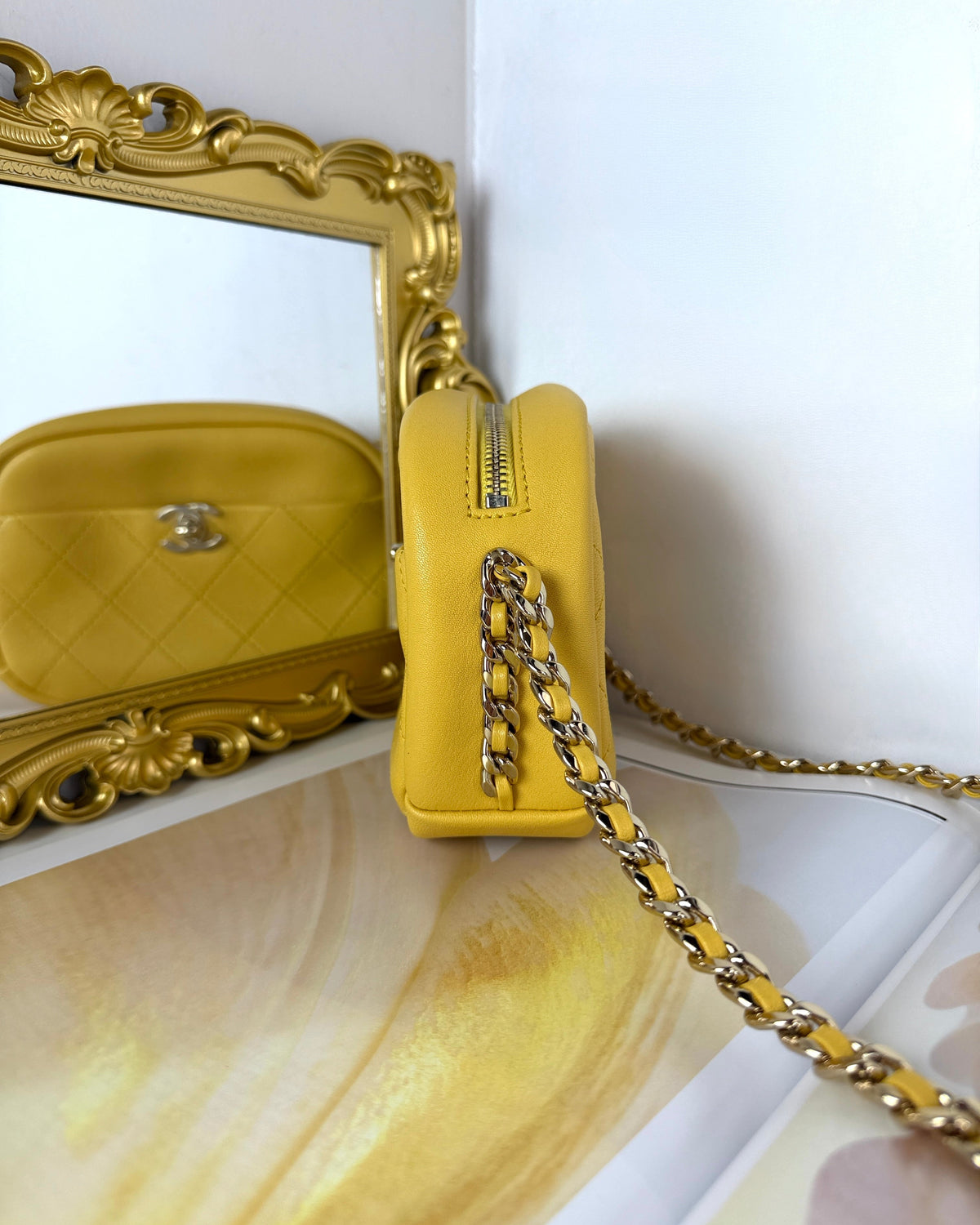 Chanel Camera Bag - Mustard Yellow - View 3
