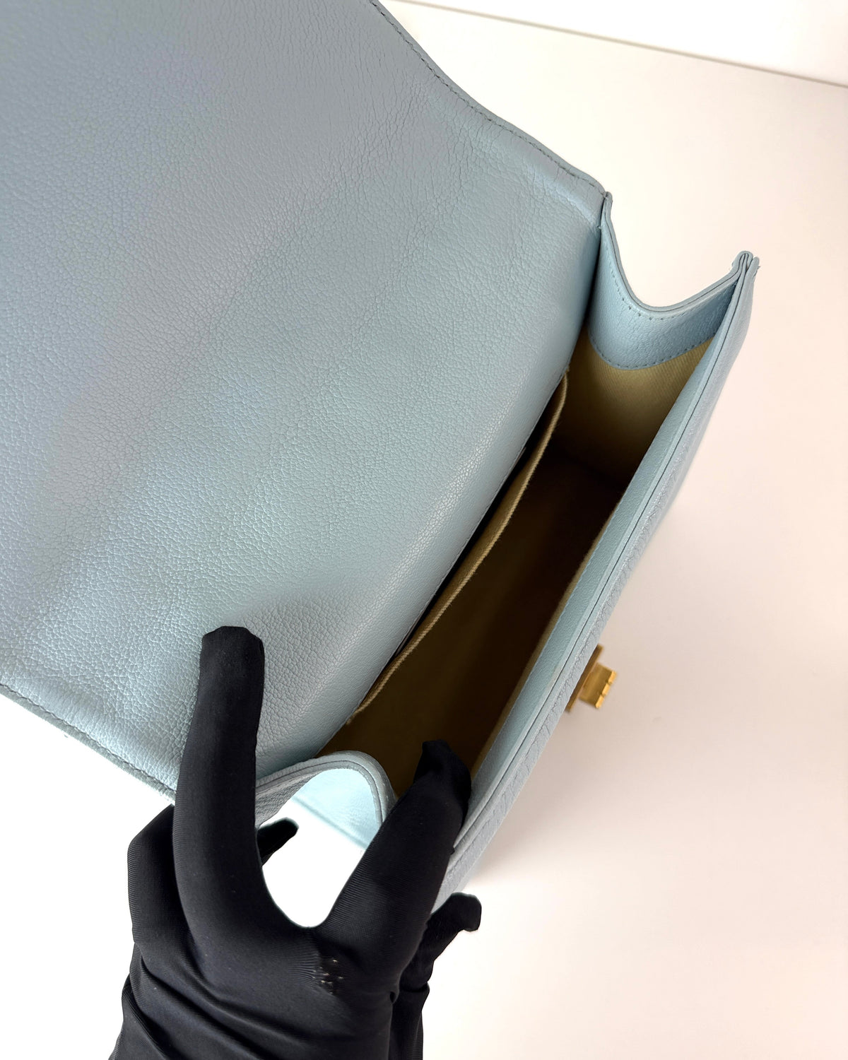 Chanel Rita Top Handle Flap Bag - Pale Blue - View 7