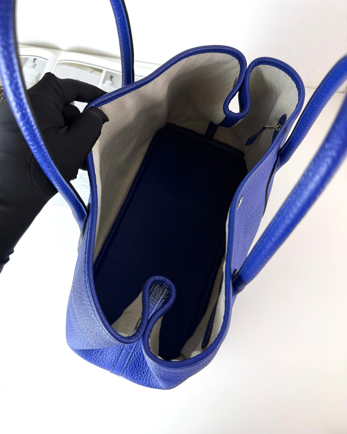 Hermès Garden Party 36 Bag - Bleu Électrique - View 7