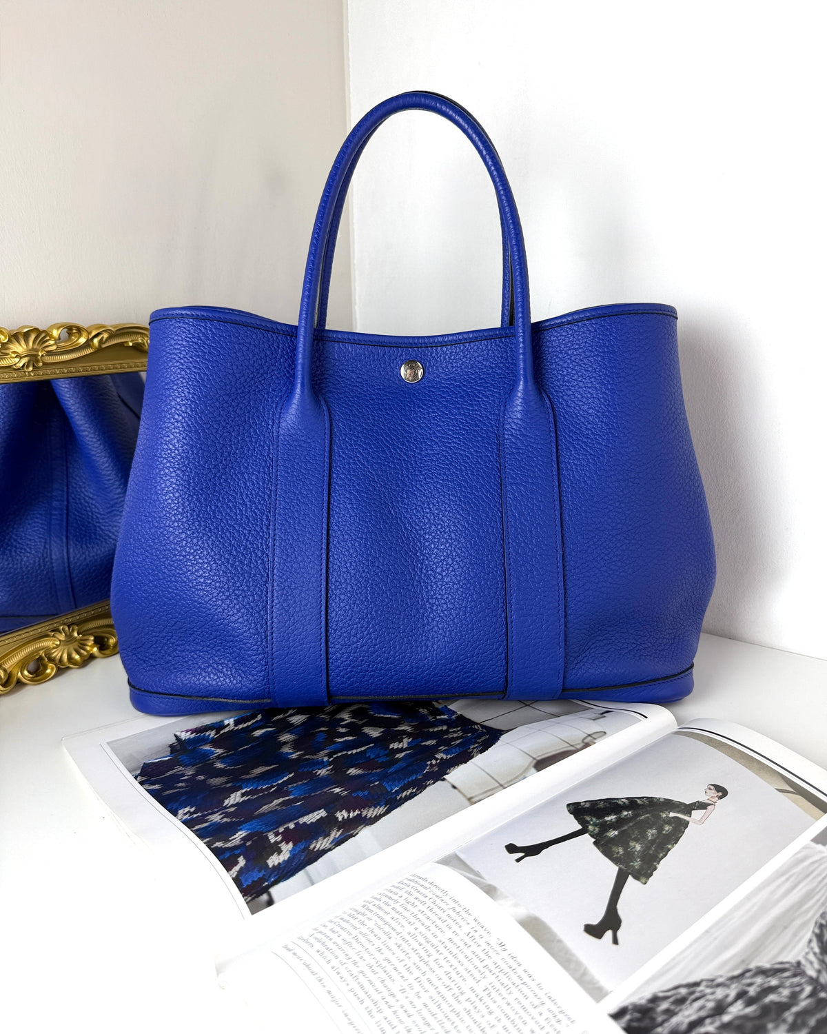 Hermès Garden Party 36 Bag - Bleu Électrique - View 2