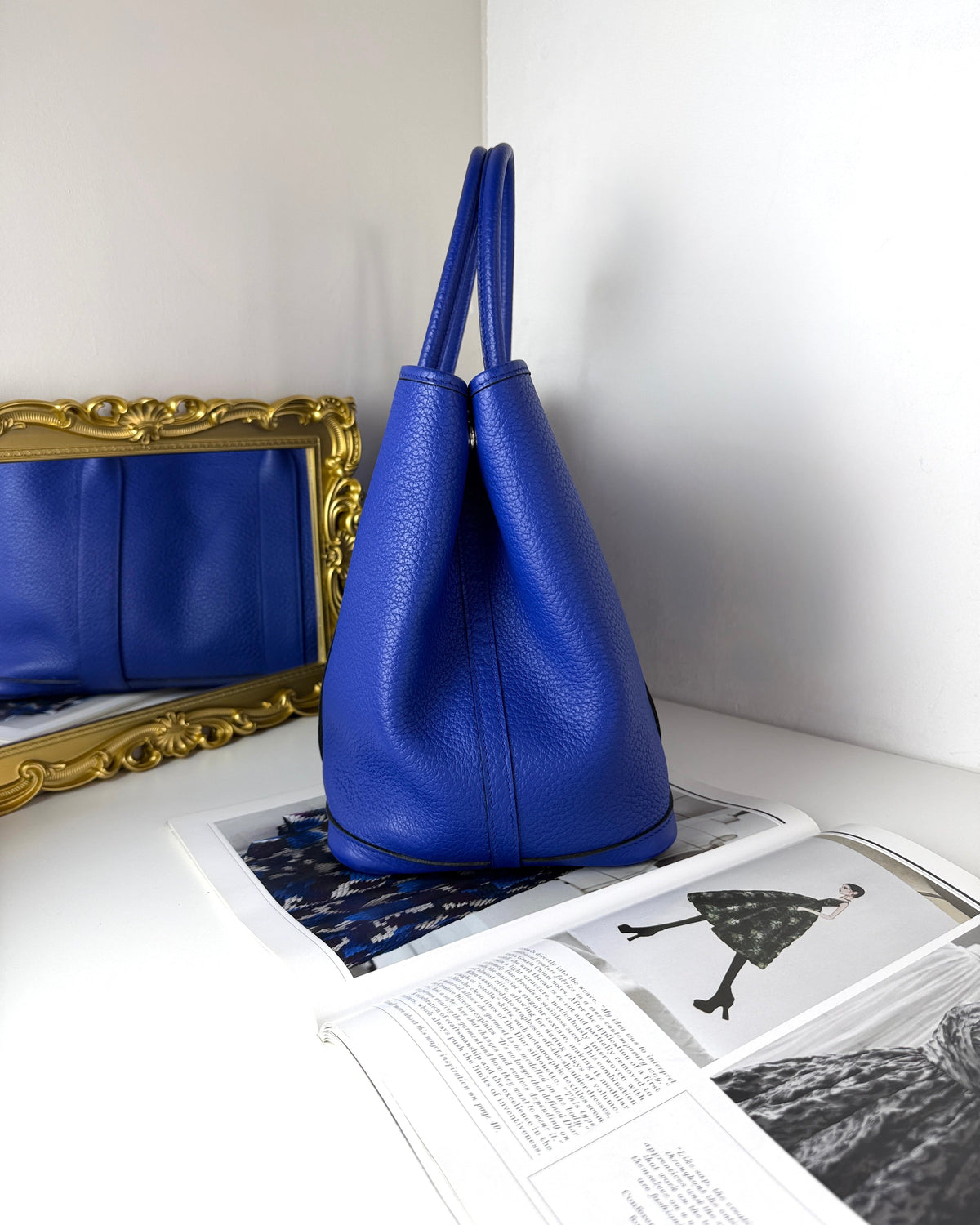 Hermès Garden Party 36 Bag - Bleu Électrique - View 3