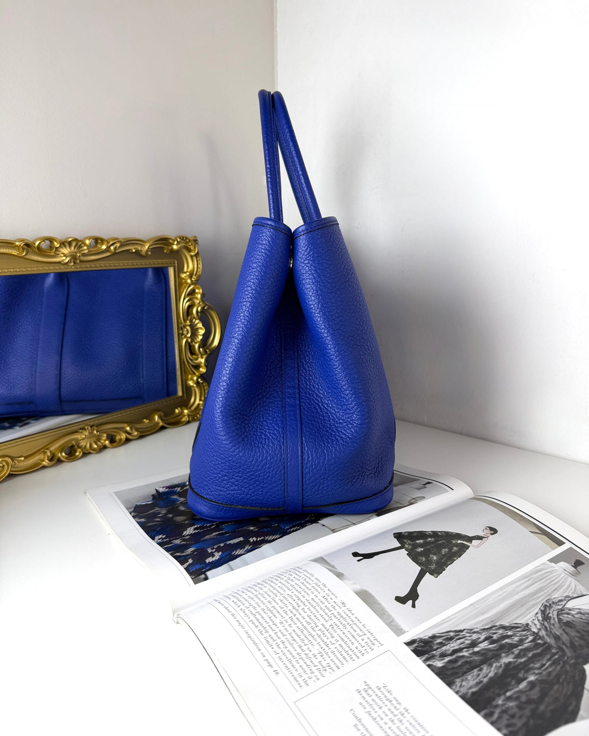 Hermès Garden Party 36 Bag - Bleu Électrique - View 4