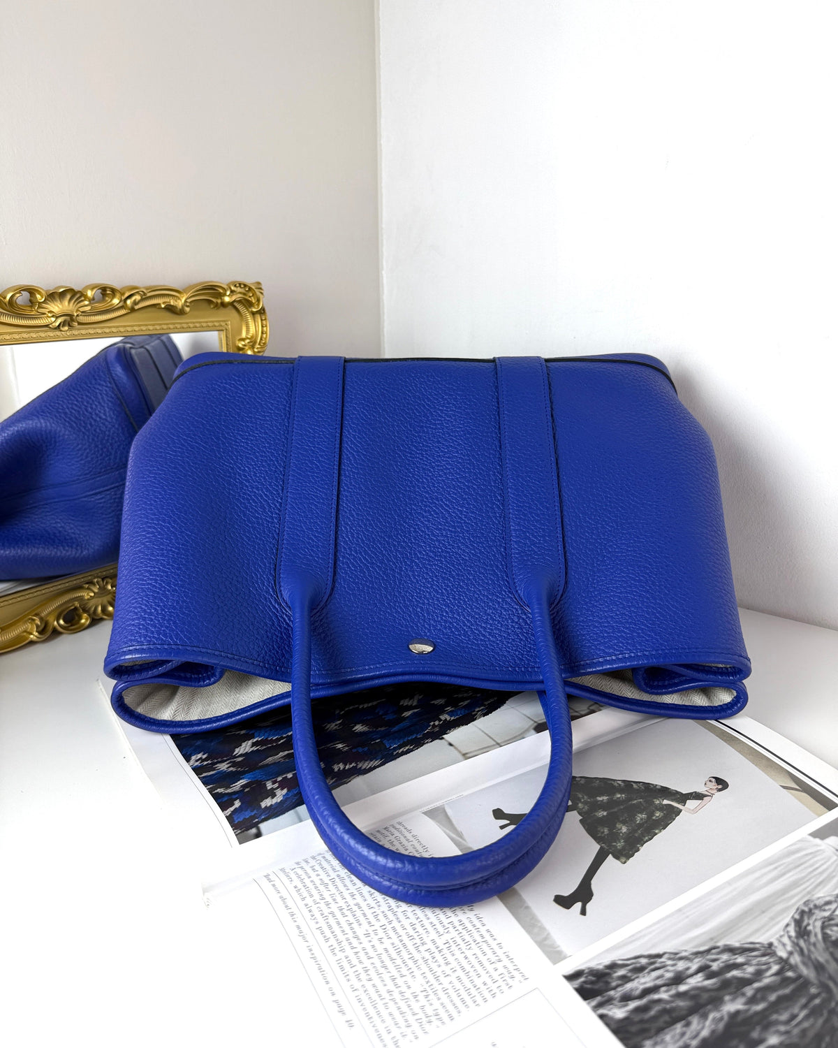 Hermès Garden Party 36 Bag - Bleu Électrique - View 6