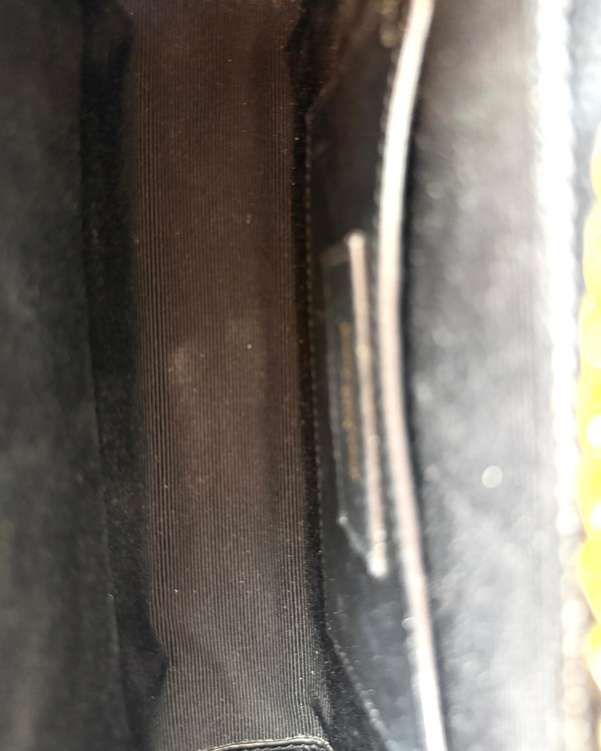 Saint Laurent Envelope Small Chain Bag - Black - View 12