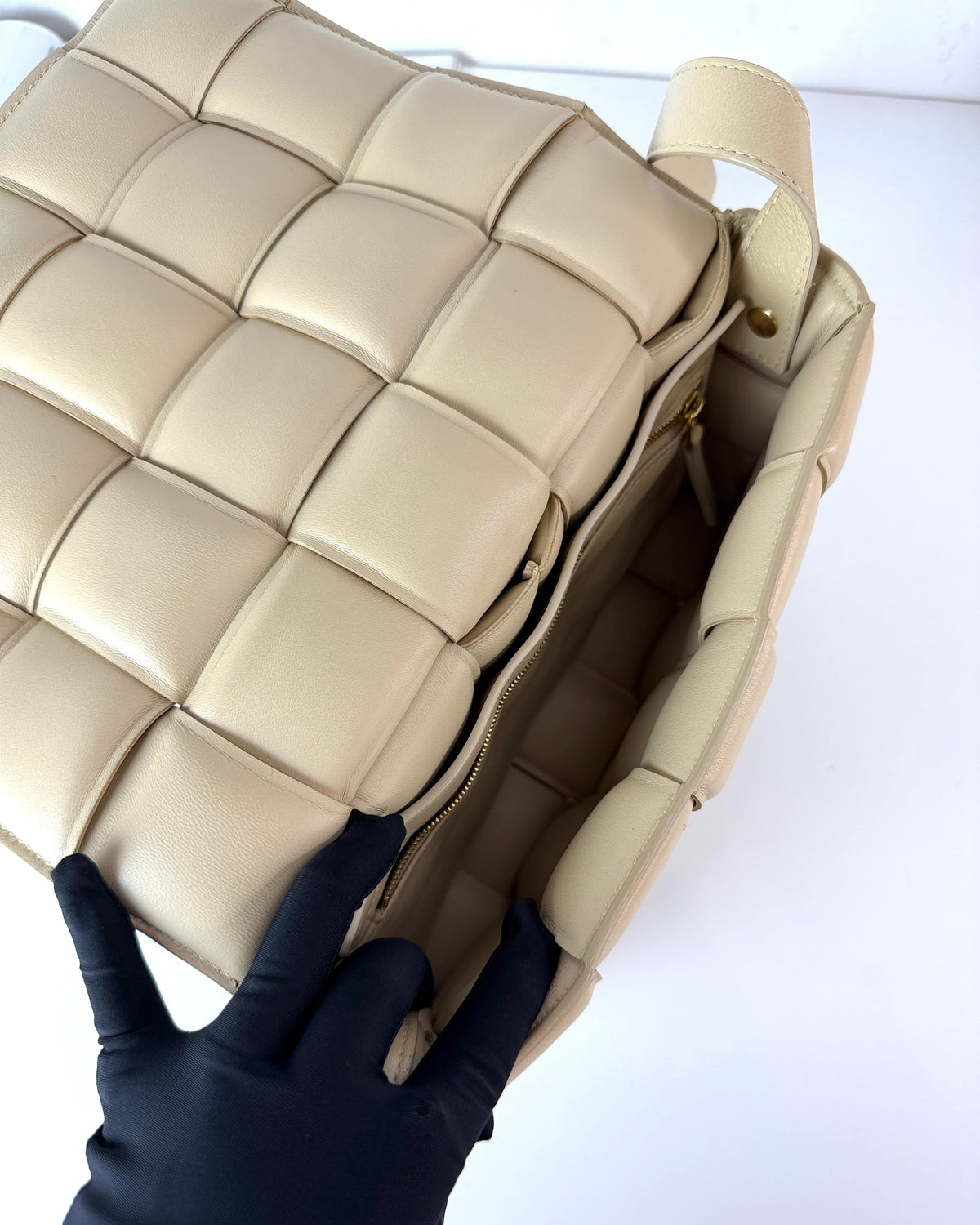 Bottega Veneta Padded Cassette Bag - Porridge - View 7