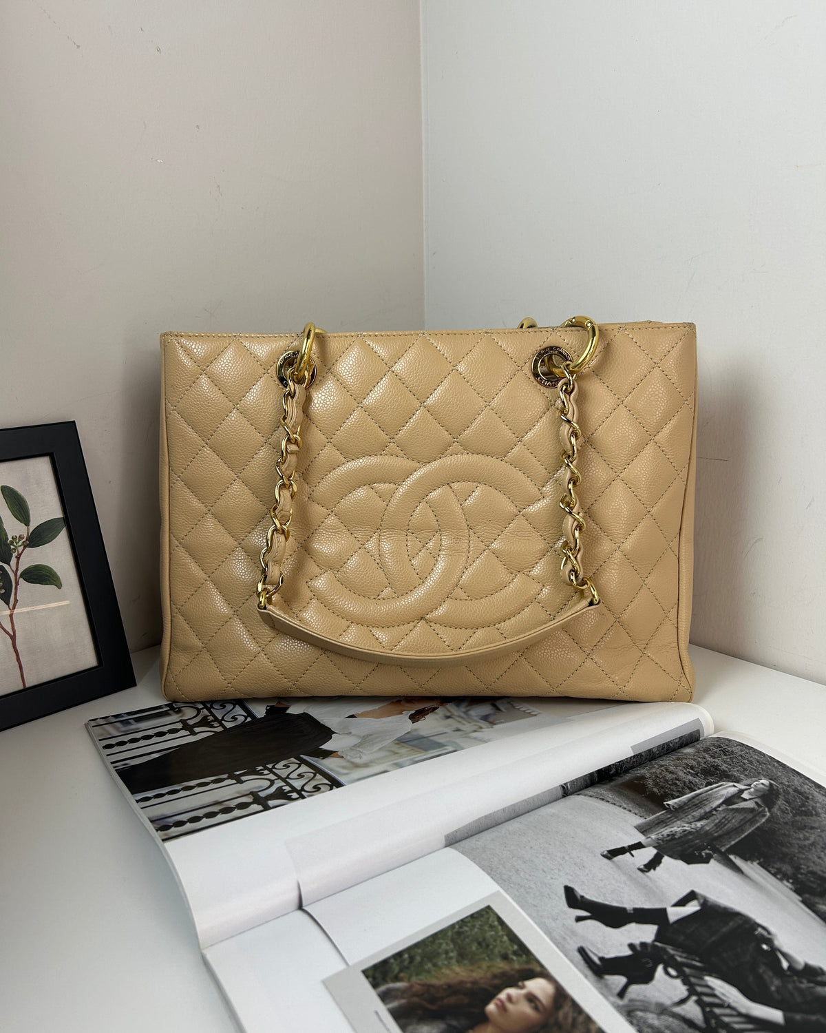 Chanel Grand Shopping Tote - Beige - View 1