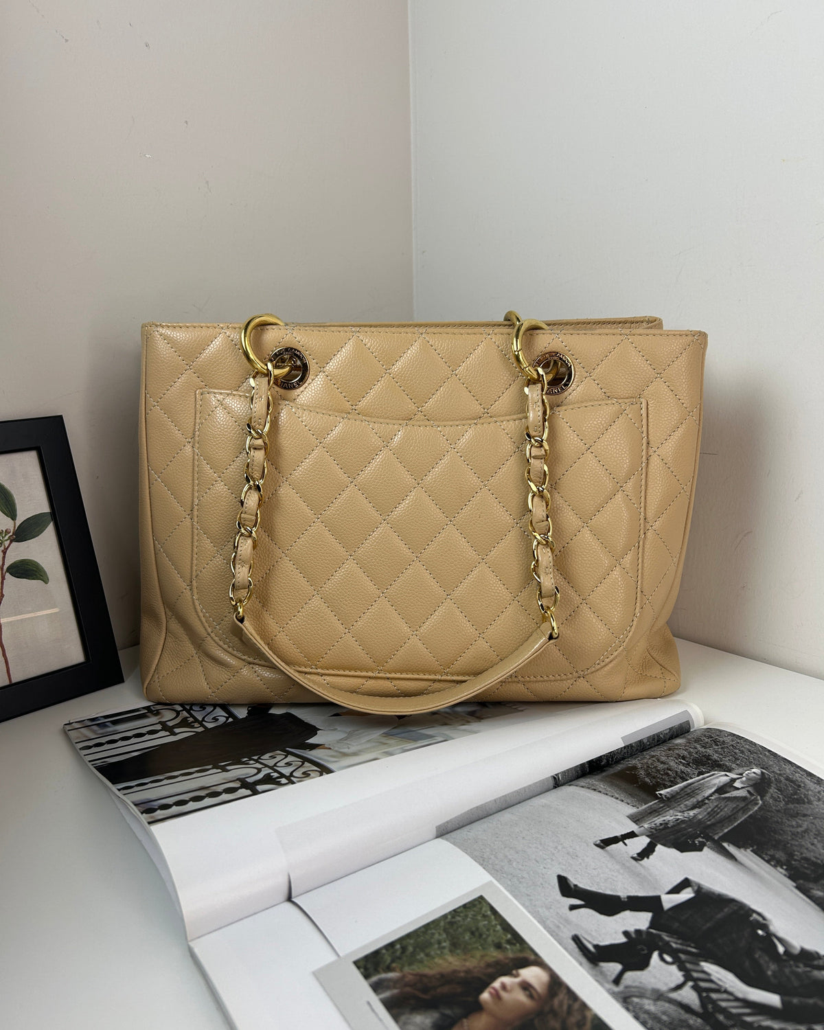 Chanel Grand Shopping Tote - Beige - View 2