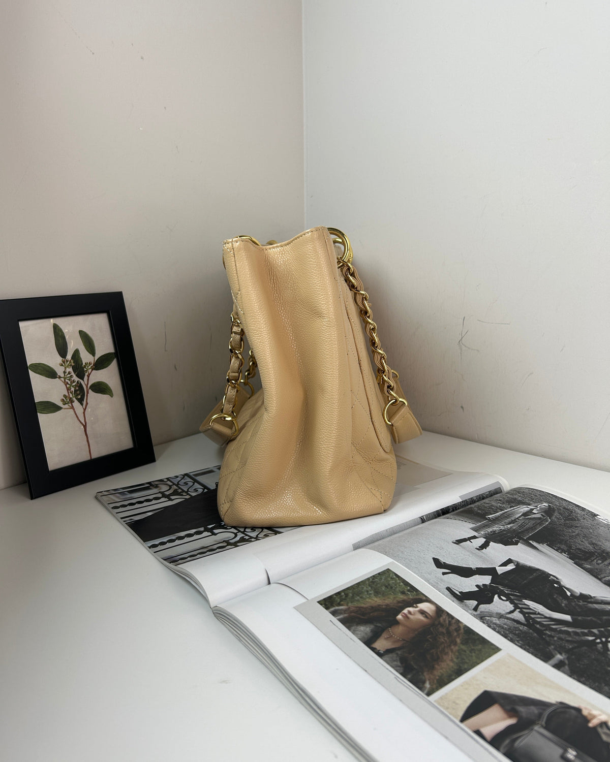Chanel Grand Shopping Tote - Beige - View 3