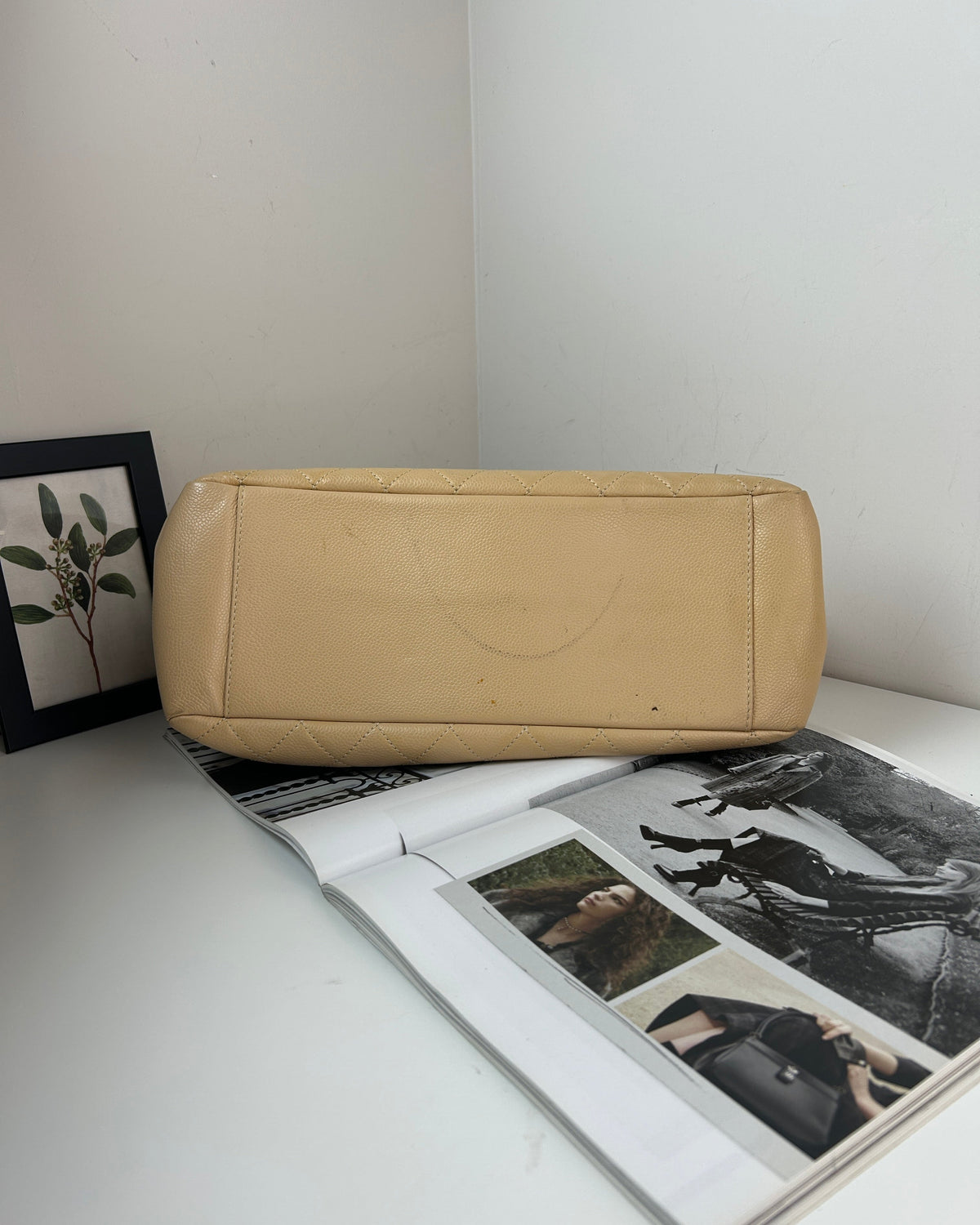 Chanel Grand Shopping Tote - Beige - View 5