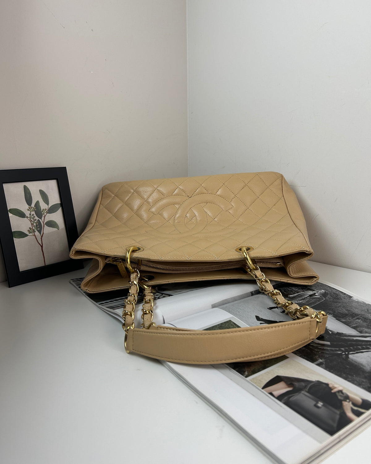 Chanel Grand Shopping Tote - Beige - View 6