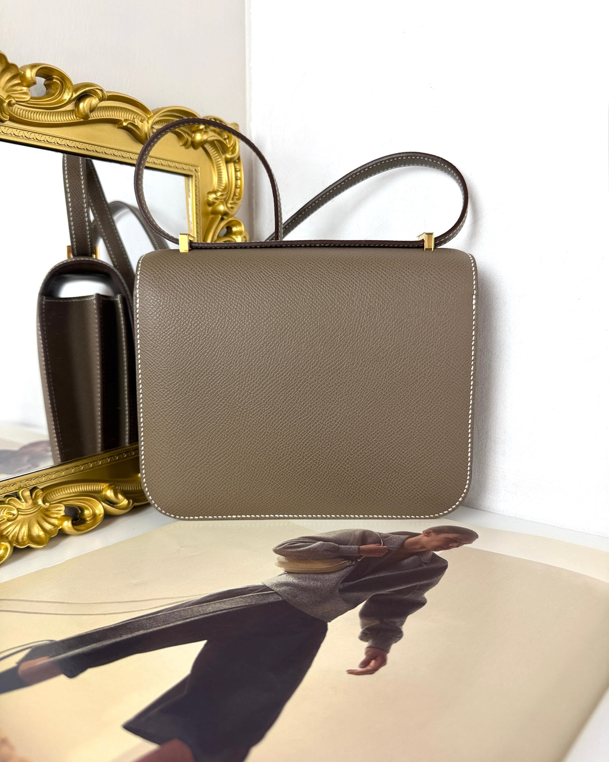 Hermès Constance 19 Bag - Étoupe - View 2