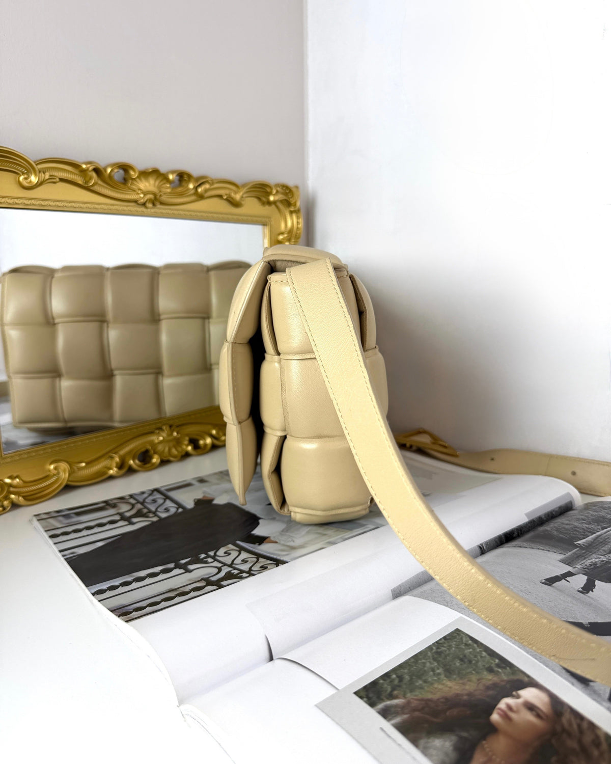 Bottega Veneta Padded Cassette Bag - Porridge - View 3