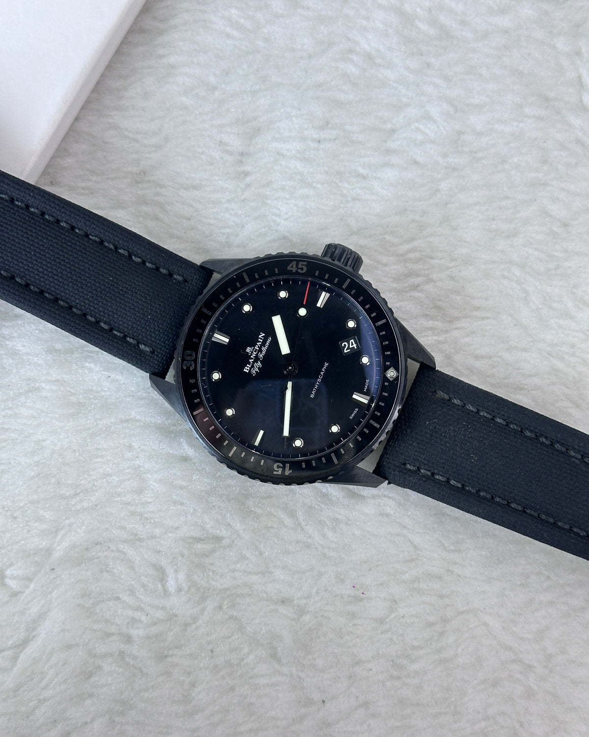 Blancpain Fifty Fathoms Bathyscaphe Watch - Black - View 2