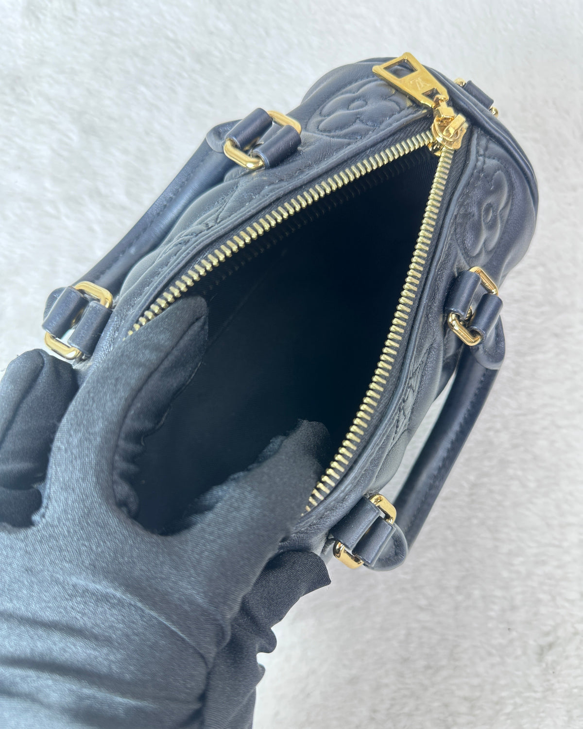 Louis Vuitton Papillon BB Bag - Black - View 6