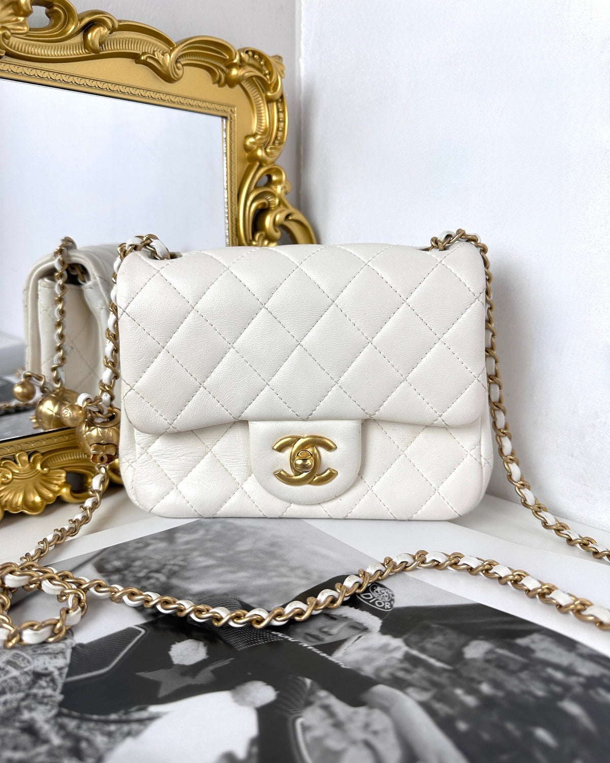 Chanel Mini Square Pearl Crush Flap Bag - View 1