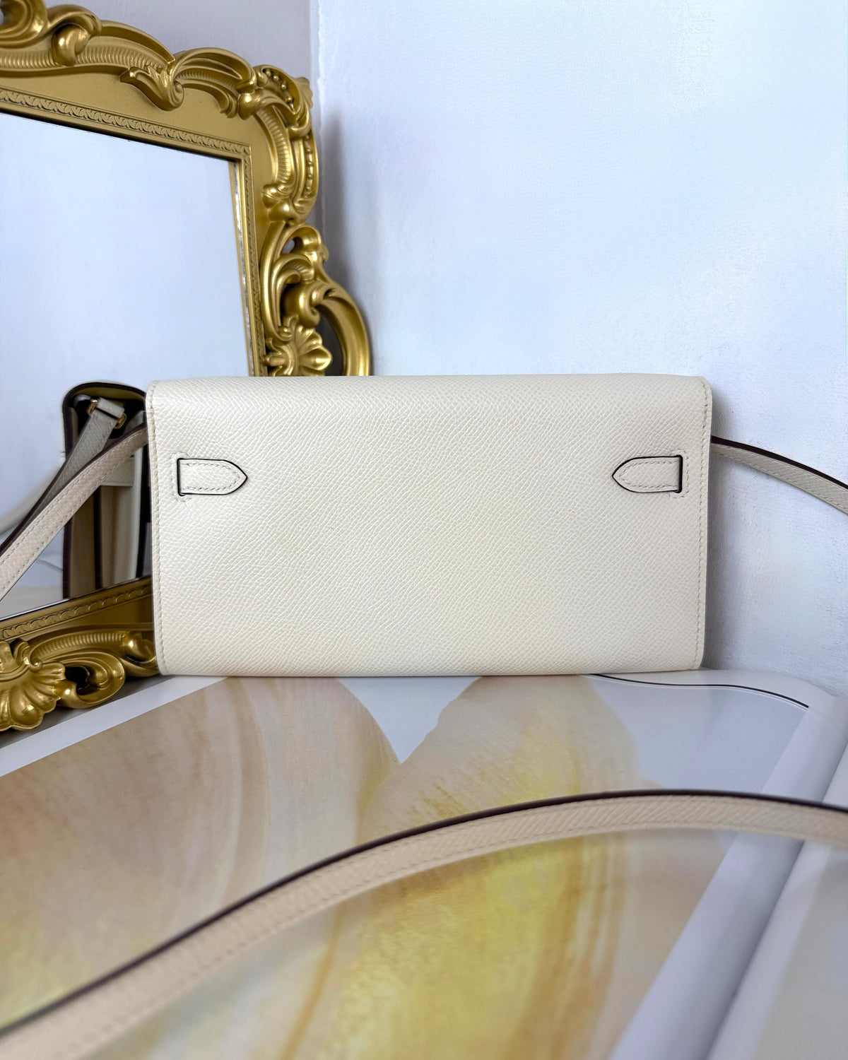 Hermès Kelly Classic To Go Wallet - Craie - View 2