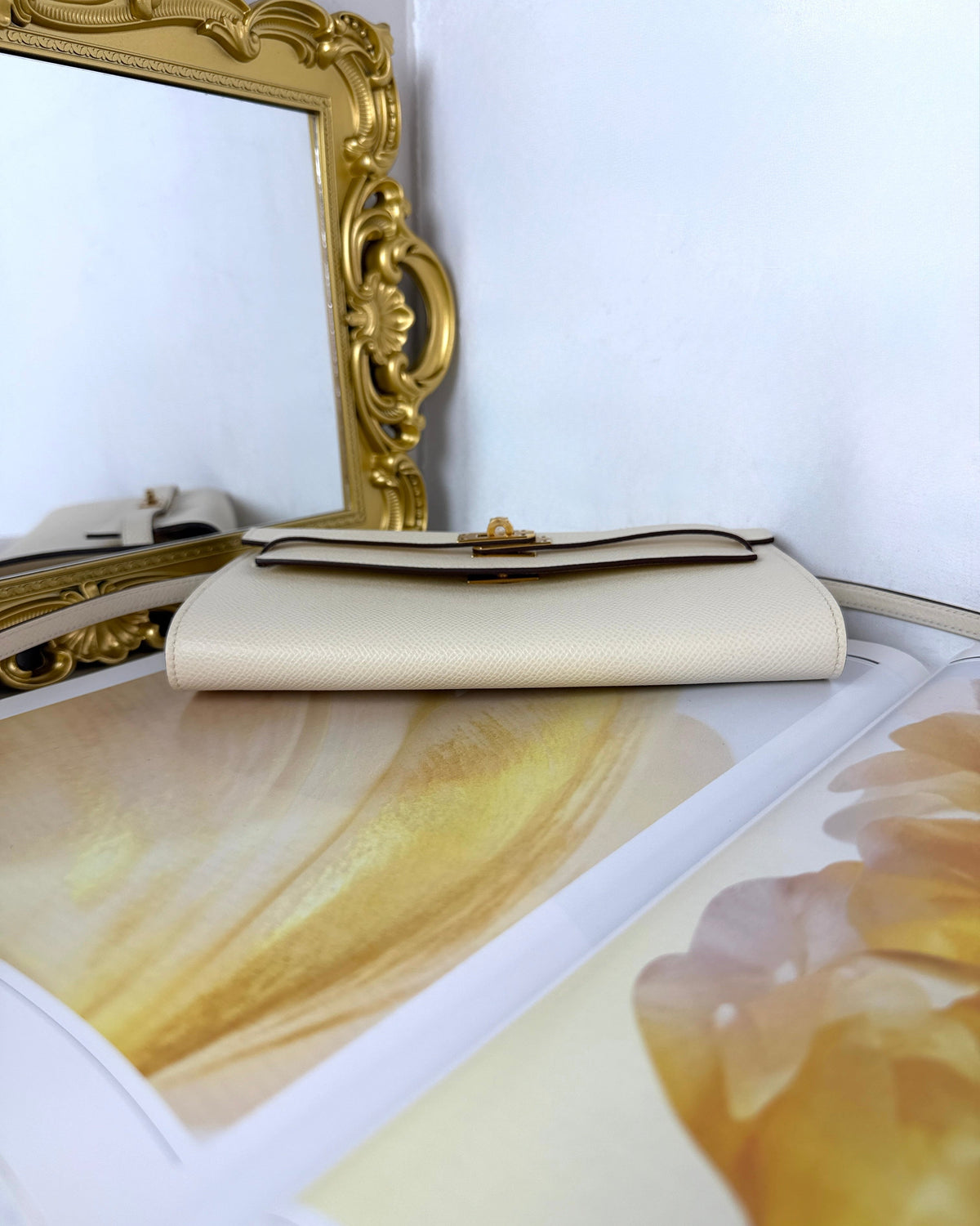 Hermès Kelly Classic To Go Wallet - Craie - View 5
