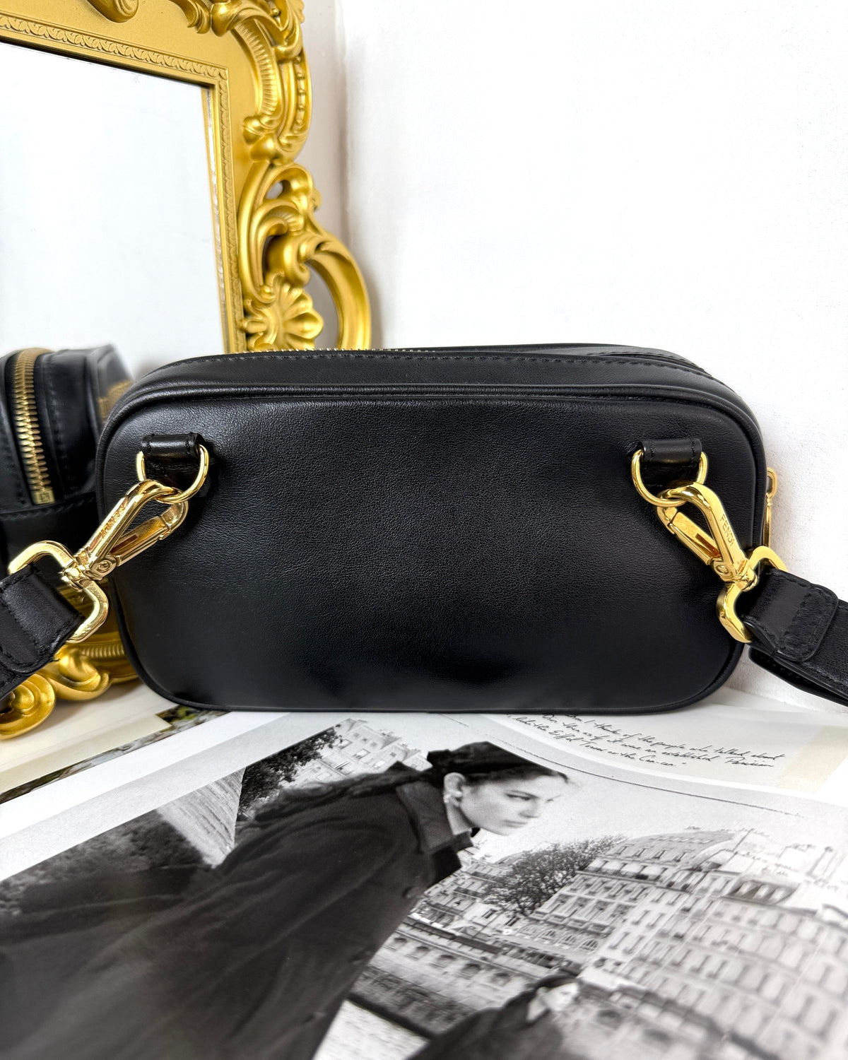 Fendi x Versace Fendace Camera Case Bag - Black, Gold - View 2