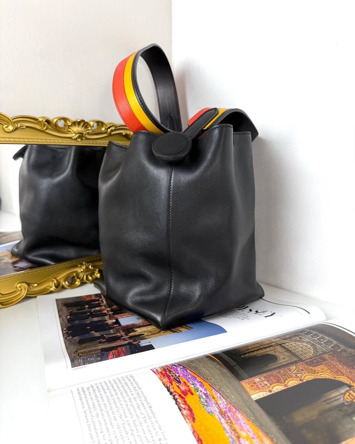 Hermès Licol 17 Bucket Bag - Black - View 4
