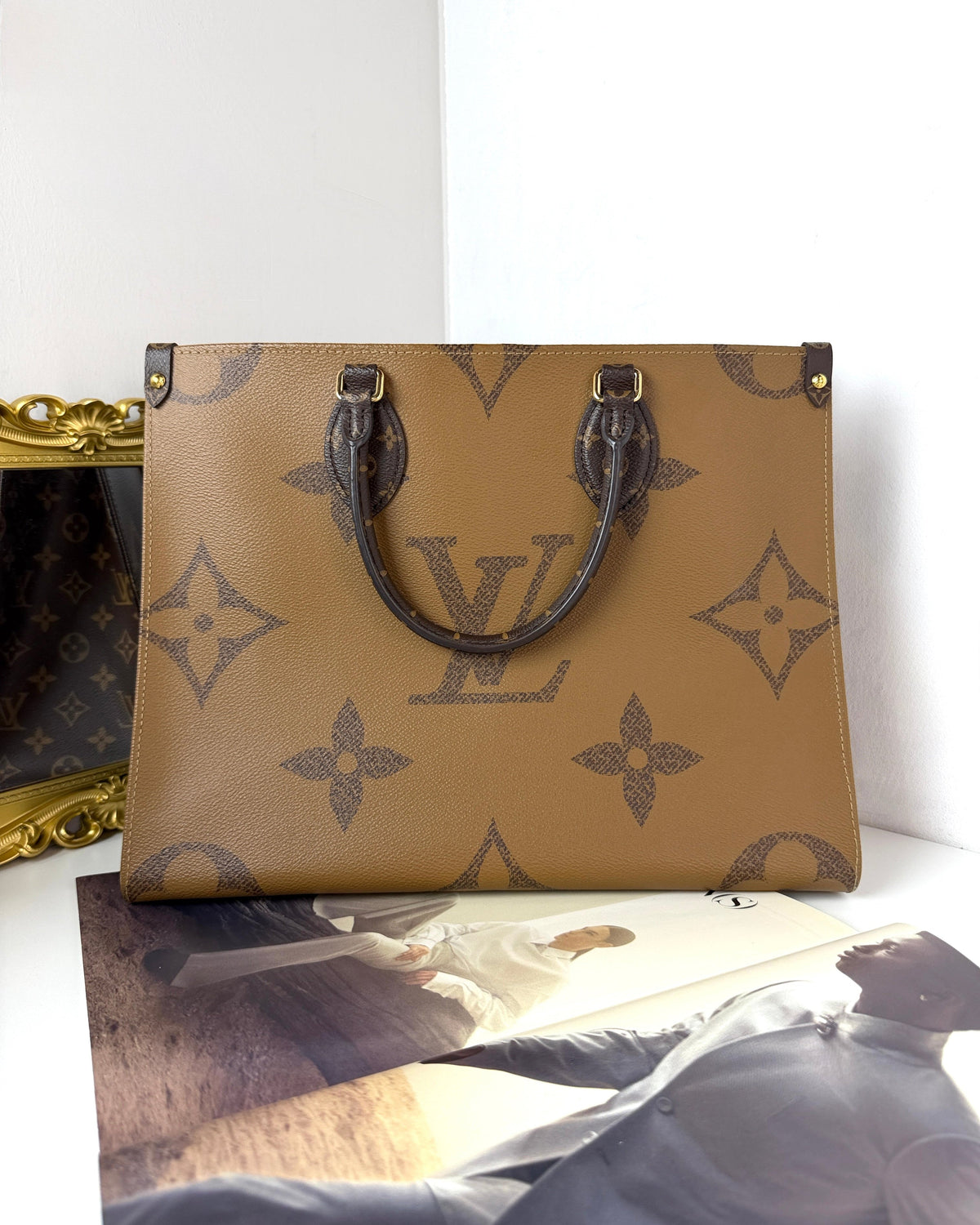 Louis Vuitton OnTheGo MM Bag - Monogram Reverse - View 2