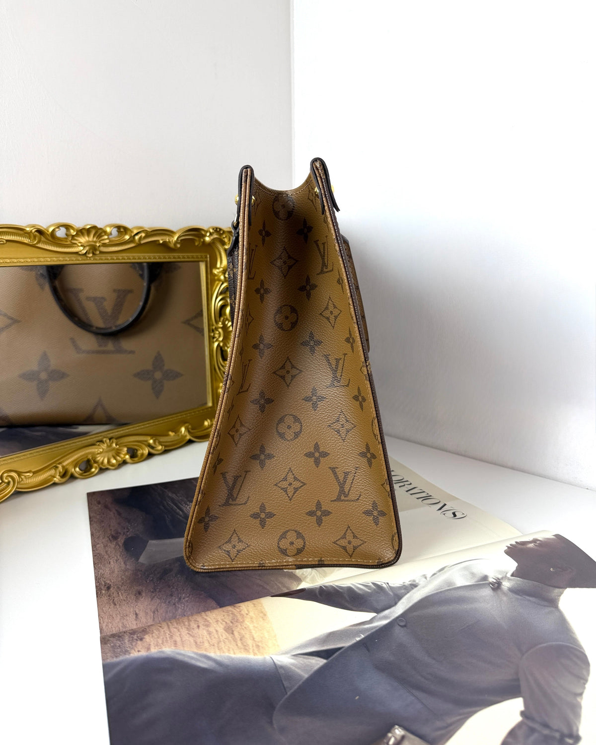 Louis Vuitton OnTheGo MM Bag - Monogram Reverse - View 4