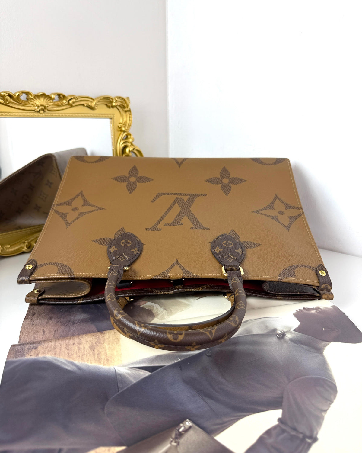 Louis Vuitton OnTheGo MM Bag - Monogram Reverse - View 6