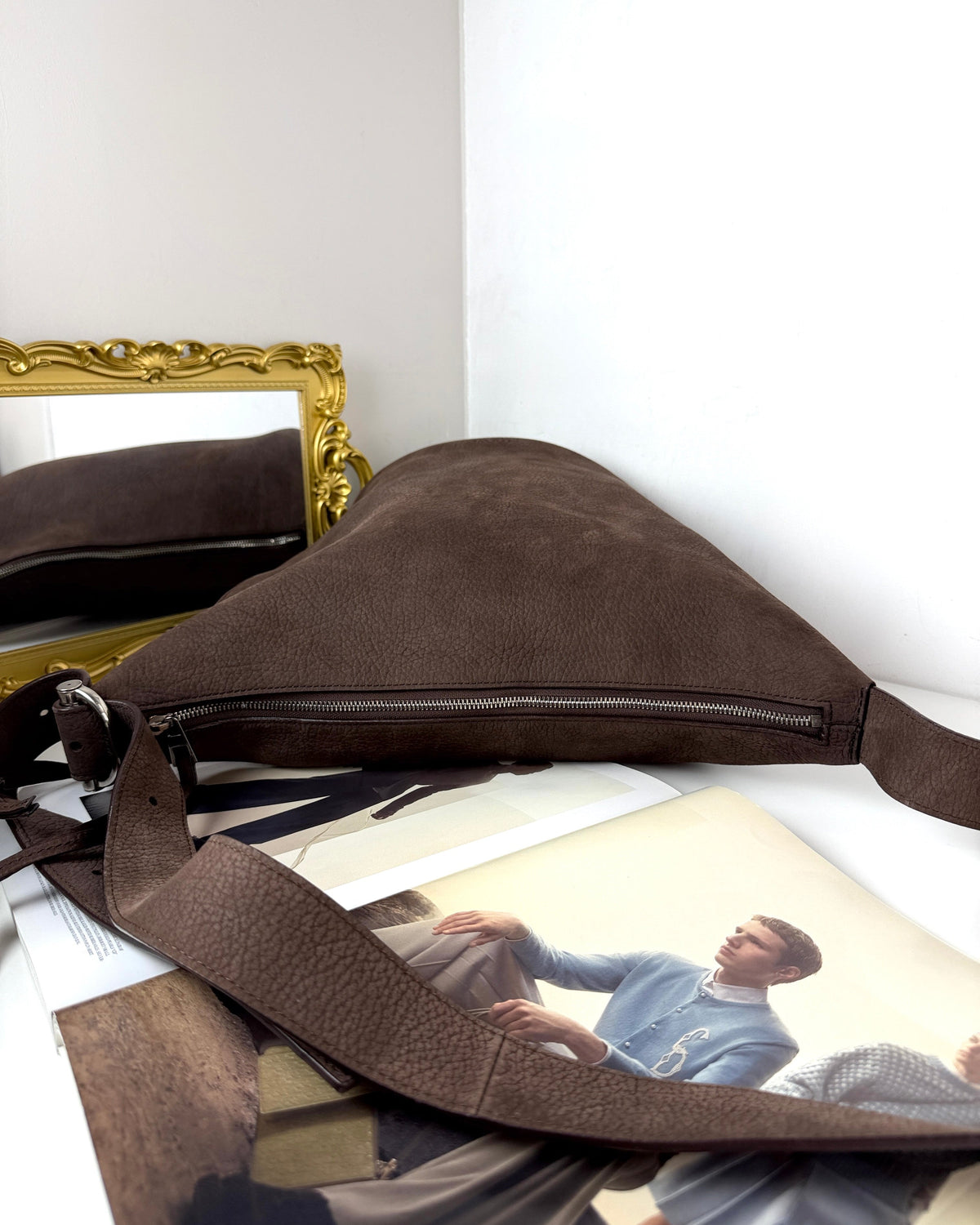 Loewe Loop Bucket Bag - Dark Brownie - View 6