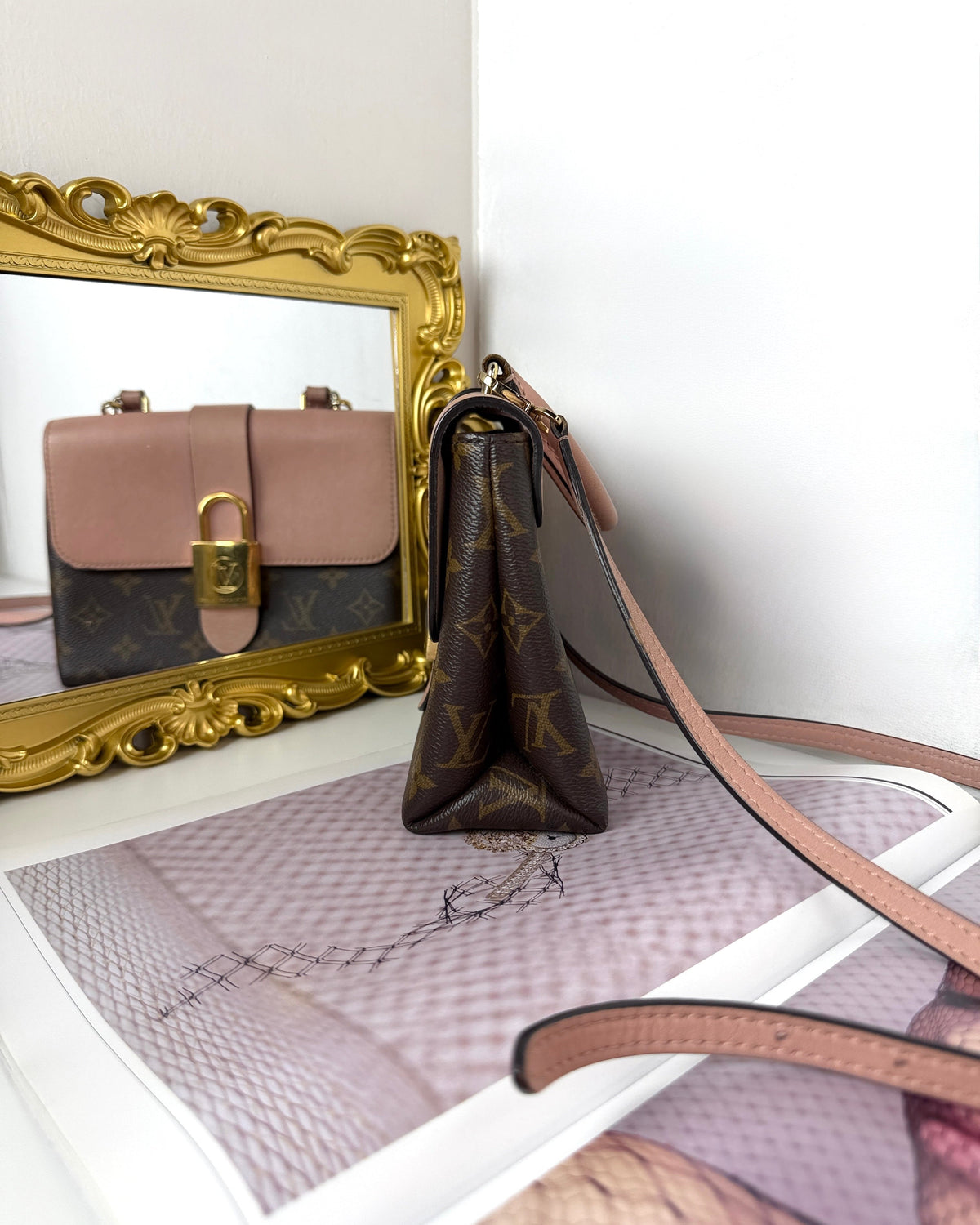 Louis Vuitton Locky BB Bag - Rose Poudre - View 3