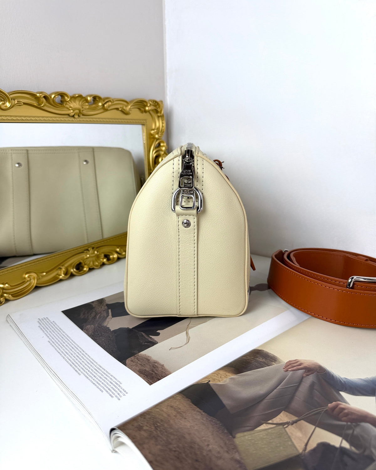 Louis Vuitton City Keepall Bag - Beige, Cream White - View 4