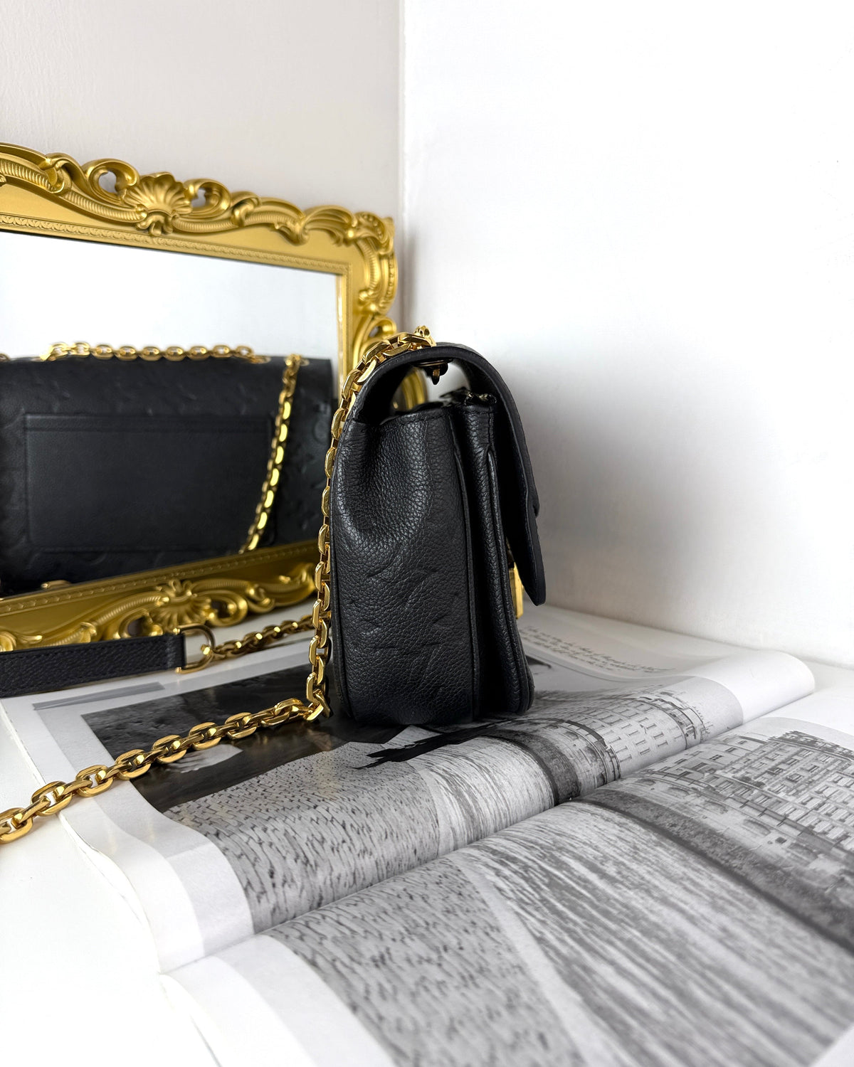 Louis Vuitton Marceau Bag - Black, Noir - View 3