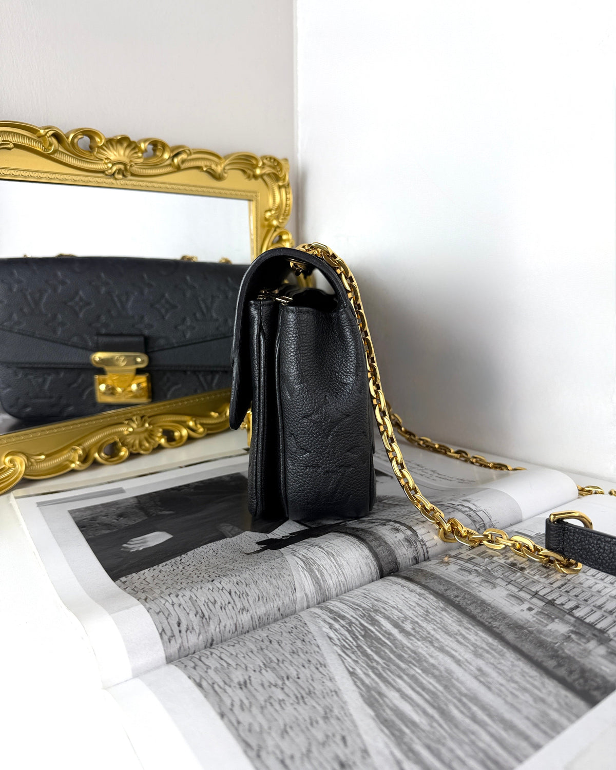 Louis Vuitton Marceau Bag - Black, Noir - View 4