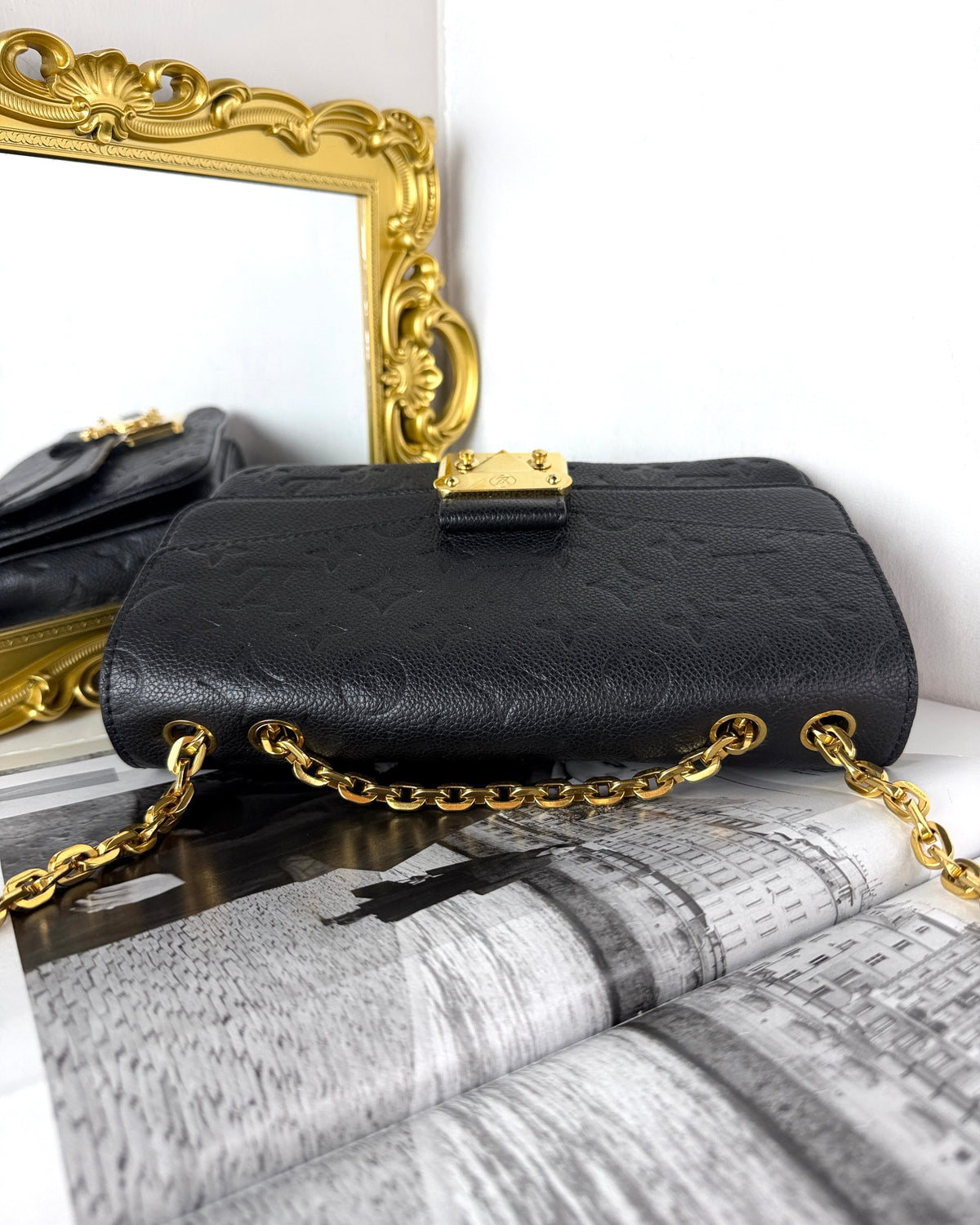 Louis Vuitton Marceau Bag - Black, Noir - View 6